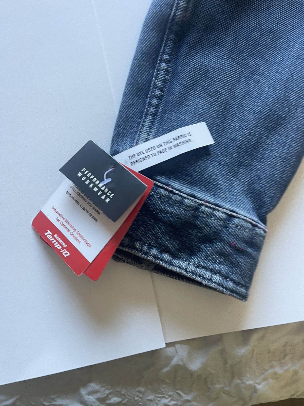 Dickies Graceful Faith Denim Jacket - Unique Artistic Design XL Size US XL / EU 56 / 4 - 6 Thumbnail