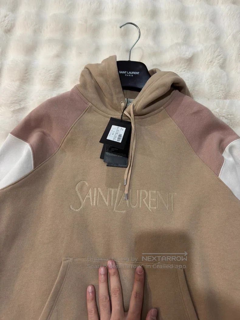 Saint Laurent Paris Saint Laurent Paris Embroidered Contrast Color Men's Hoodi Size US L / EU 52-54 / 3 - 5 Thumbnail