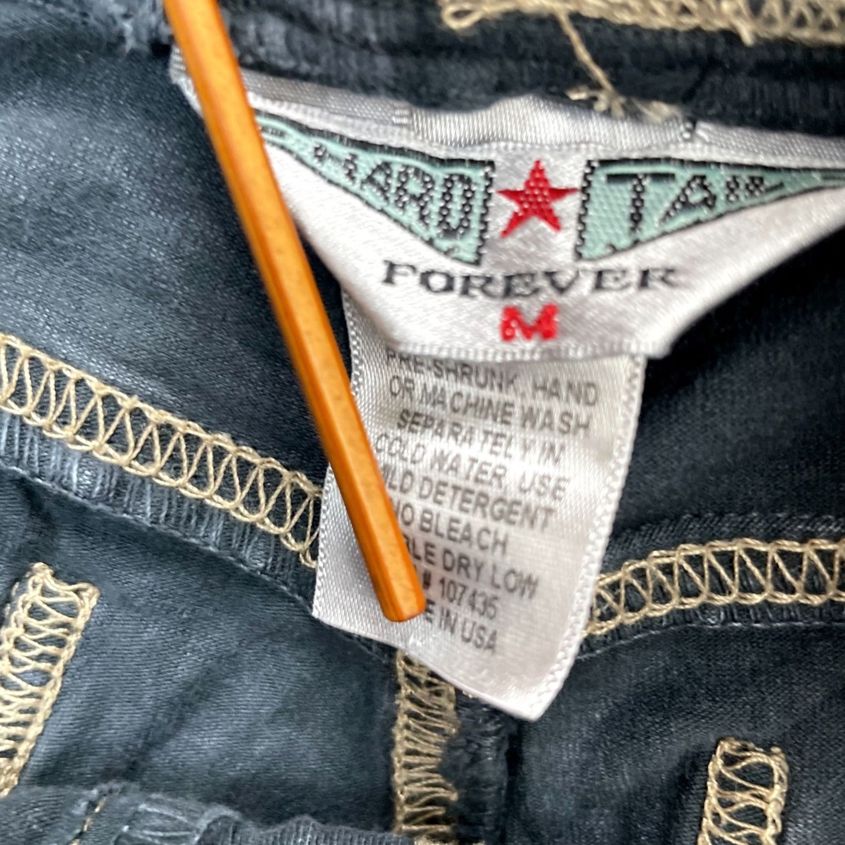 Hard Tail Hard Tail Forever Jeans Womens Medium Gray Skinny Leg Denim Cotton Size 32" / US 10 / IT 46 - 3 Thumbnail
