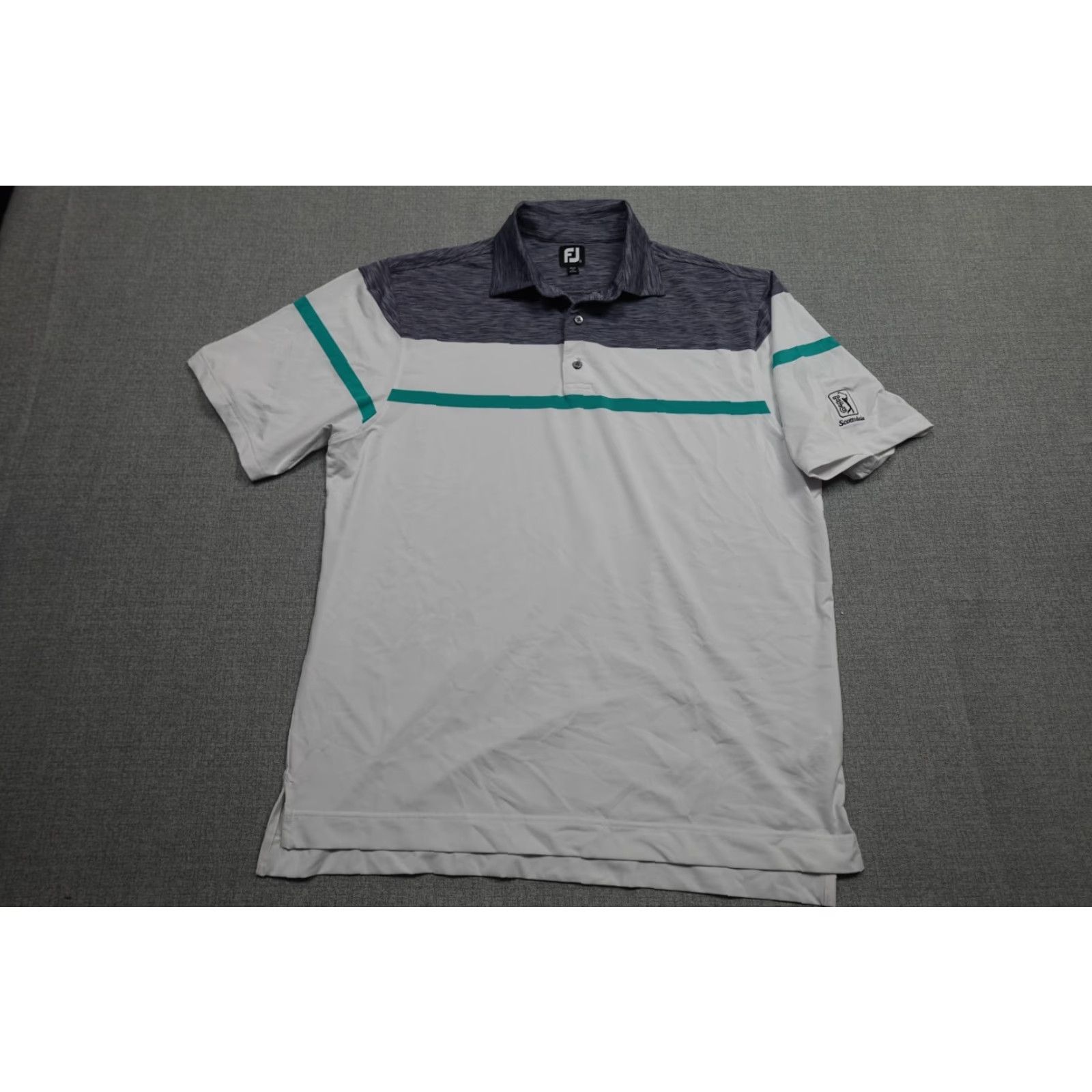 Footjoy FootJoy Polo Shirt Mens XL White Athletic Stretch Golf TPC Scottsdale Modern Preppy Sports Size US XL / EU 56 / 4 - 4 Thumbnail