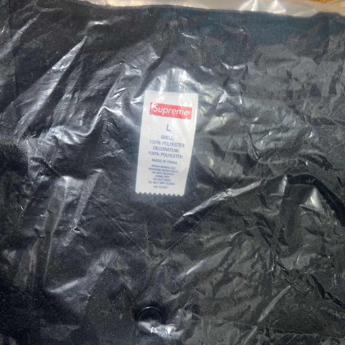 Supreme Supreme Alpha Omega Baseball Jersey Black Size: L Size US L / EU 52-54 / 3 - 4 Thumbnail