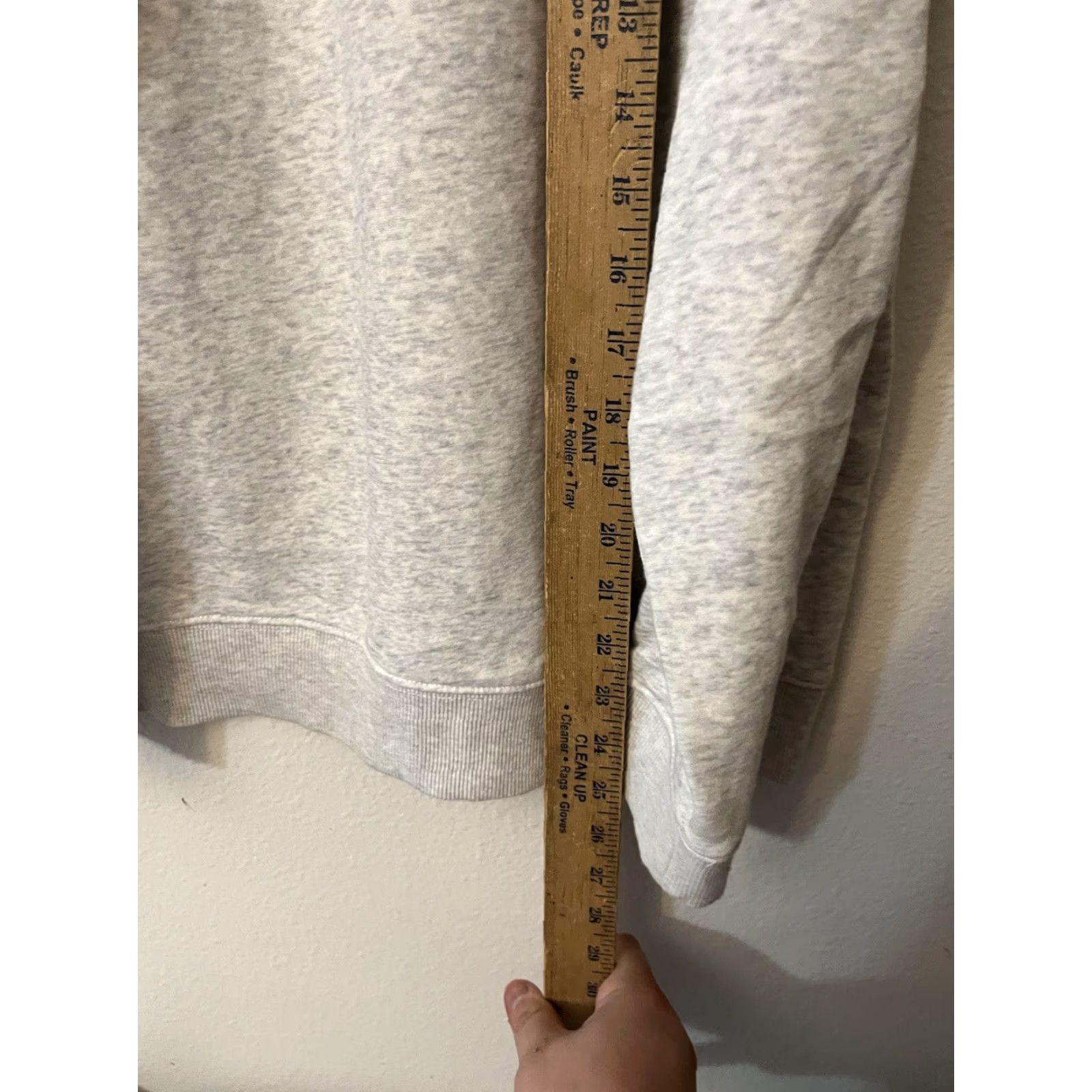 Tommy Hilfiger Tommy Hilfiger Spellout Laced Up Long Sleeves Gray Sweatshirt Women Size Medium Size M / US 6-8 / IT 42-44 - 5 Thumbnail