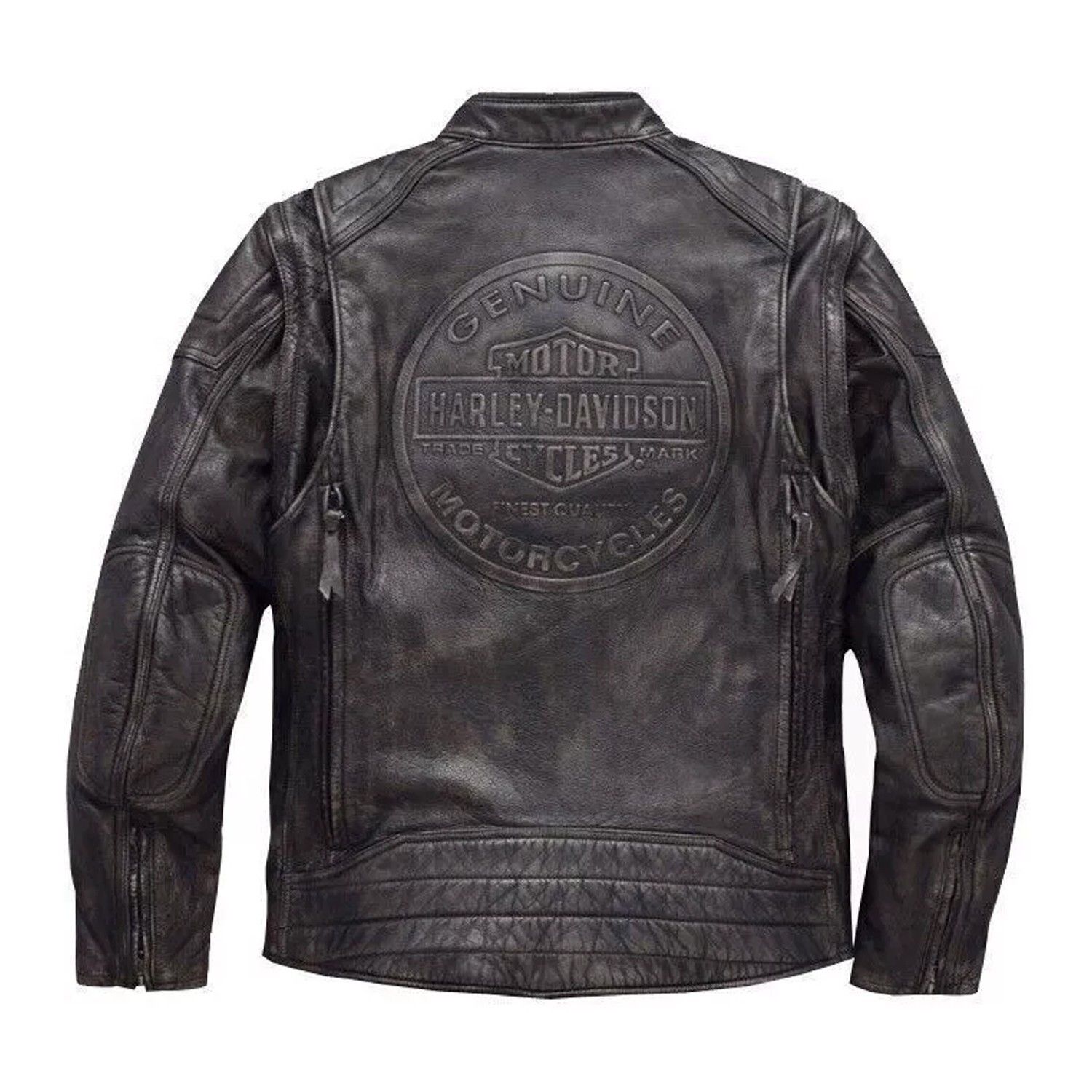 Harley Davidson Harley Davidson Men's Leather Jacket Size US XXS / EU 40 - 1 Thumbnail