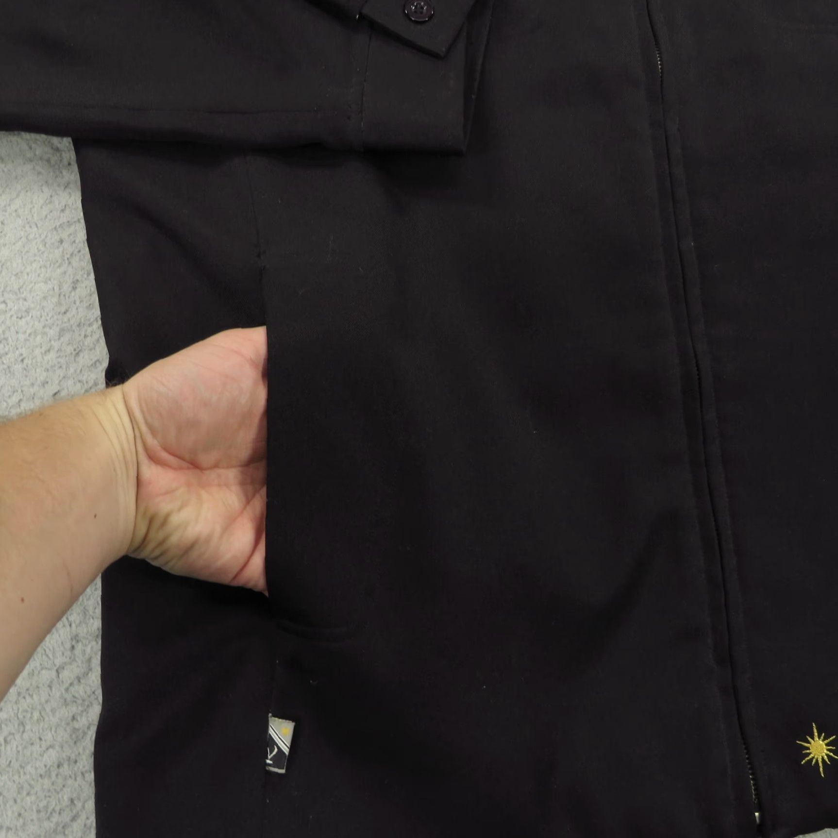 Vintage KIKWEAR Jacket Mens XL Black Lined Utility Workwear Skater Grunge Y2K 90s Cholo Windbreaker Jacket Mens XL Black Lined Utility Workwear Grunge 90s Size US XL / EU 56 / 4 - 4 Thumbnail