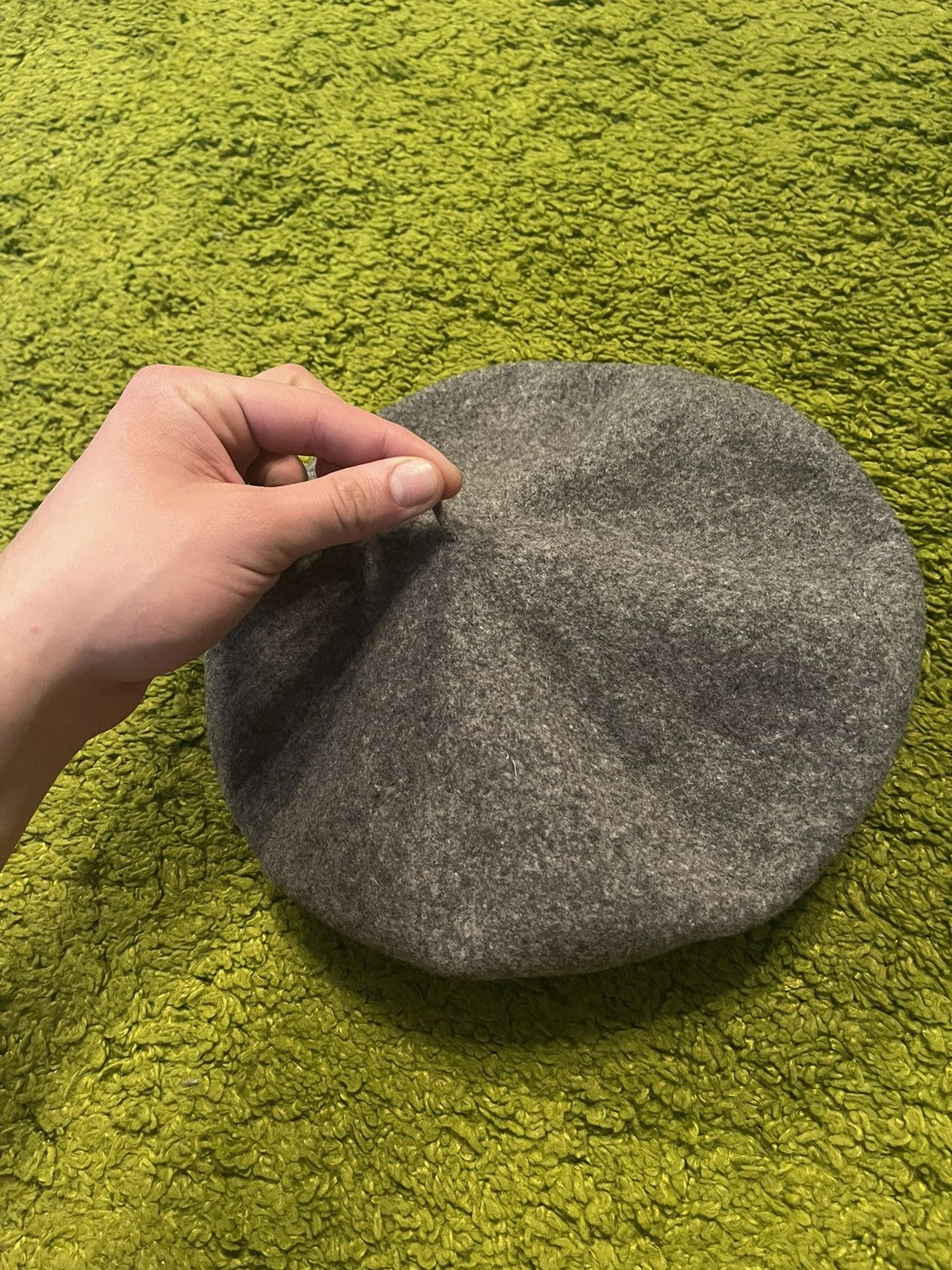 Kangol Kangol 1990s vintage knit logo wool beret hat Size ONE SIZE - 4 Thumbnail