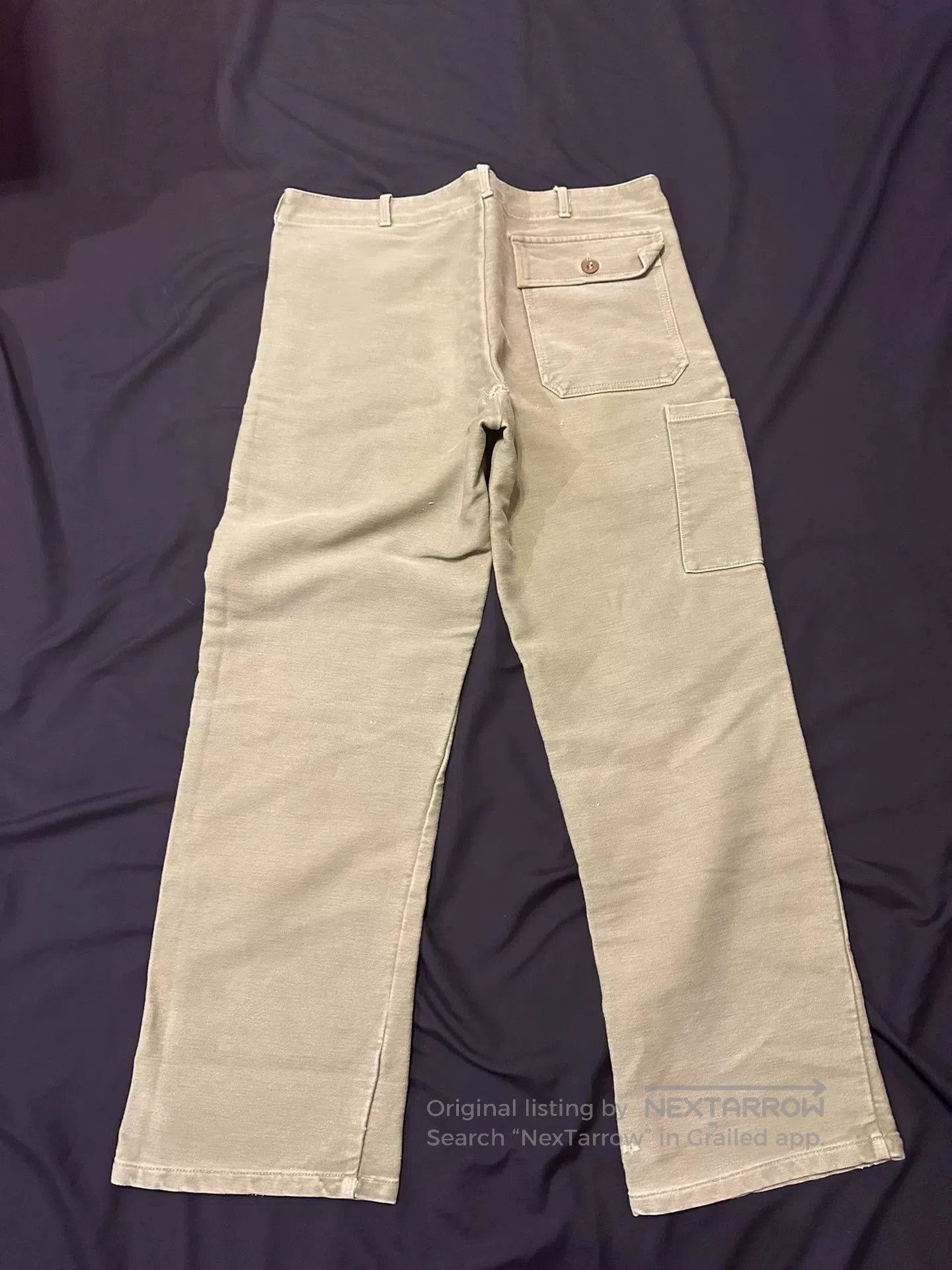 Vintage Vintage German Workwear Cargo Pants. Size US 36 / EU 52 - 3 Thumbnail