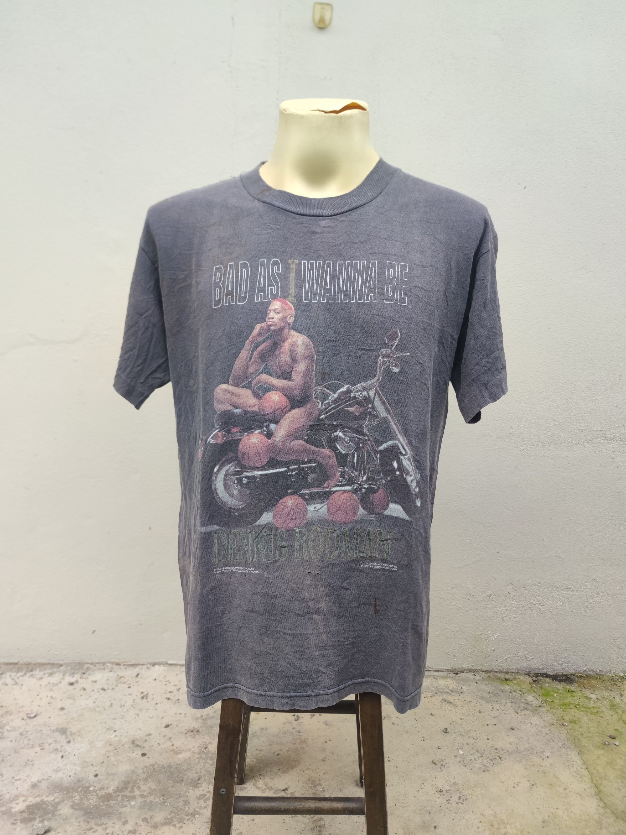 Vintage Vintage 1996 Dennis Rodman " Bad As I Wanna Be " Size US M / EU 48-50 / 2 - 1 Thumbnail
