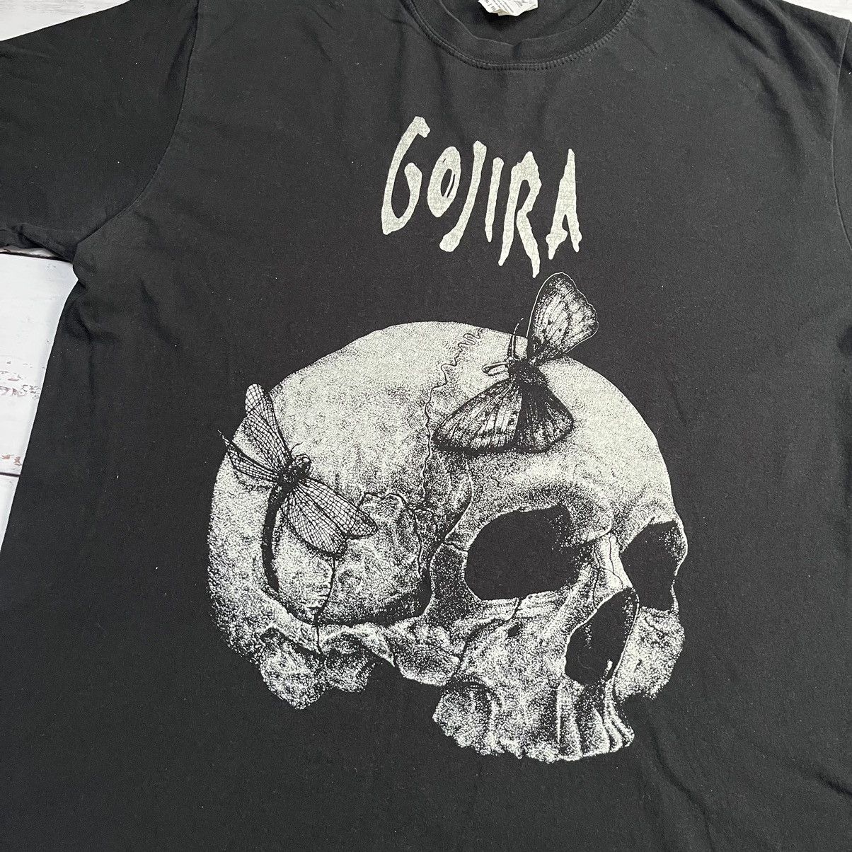 Band Tees × Vintage Vintage Gojira T-Shirt From Mars To Sirius Faded Size US XL / EU 56 / 4 - 4 Thumbnail