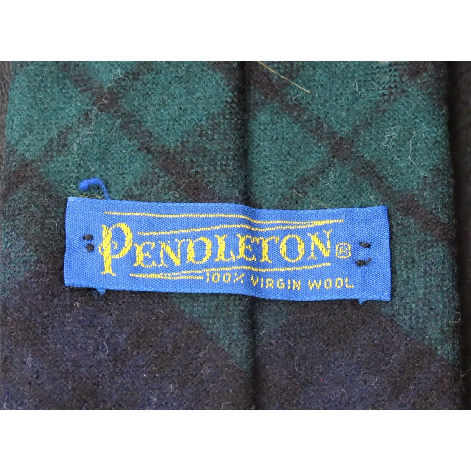 Pendleton Pendleton Men’s Tie Plaid Wool 3”x56” Adjustable Blue Green Classic 57" Neckwear Size ONE SIZE - 6 Thumbnail