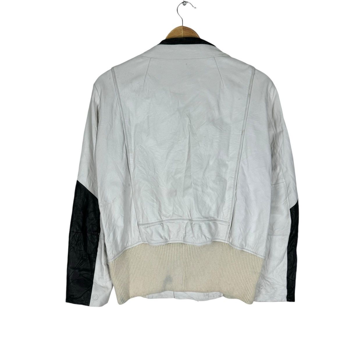 Issey Miyake ☀️TSUMORI CHISATO ISSEY MIYAKE LEATHER BIKERS JACKET Size M / US 6-8 / IT 42-44 - 8 Thumbnail