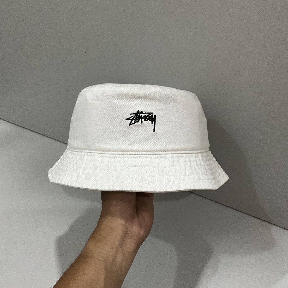Stussy Stussy bucket hat white Size ONE SIZE - 1 Thumbnail
