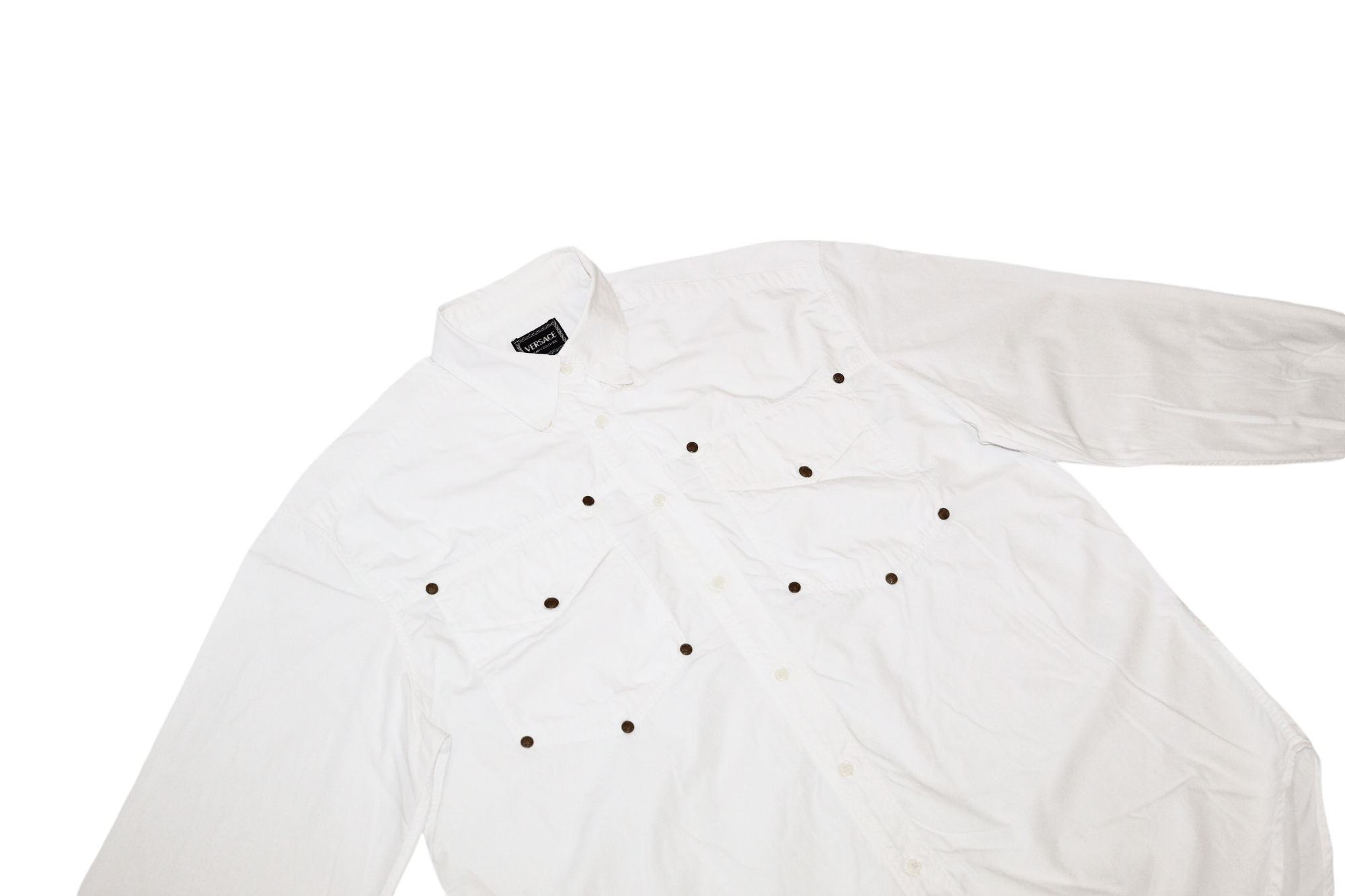 Versace Jeans Couture VTG Versace Jeans Couture Button Down Western Baggy Shirt Size US L / EU 52-54 / 3 - 6 Thumbnail