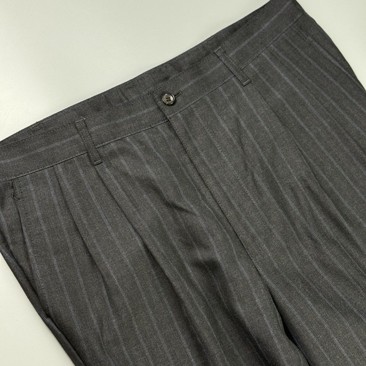 Comme des Garcons Homme Comme Des Garçons HOMME - Wool Striped Trouser Pants Size US 34 / EU 50 - 2 Thumbnail