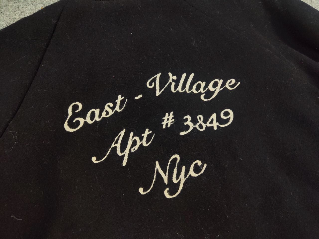 Vintage Vintage Varsity Bomber Wool Black logo Jacket Japan Style Size US M / EU 48-50 / 2 - 14 Thumbnail