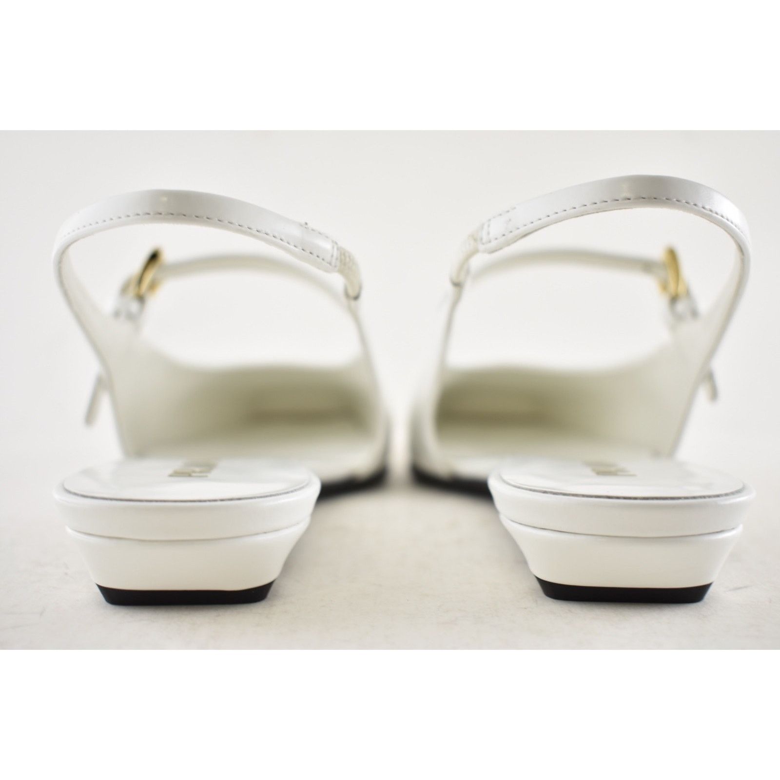 Prada Prada White Leather Square Toe Mary Jane Ballet Flat 38 Size US 8 / IT 38 - 17 Thumbnail