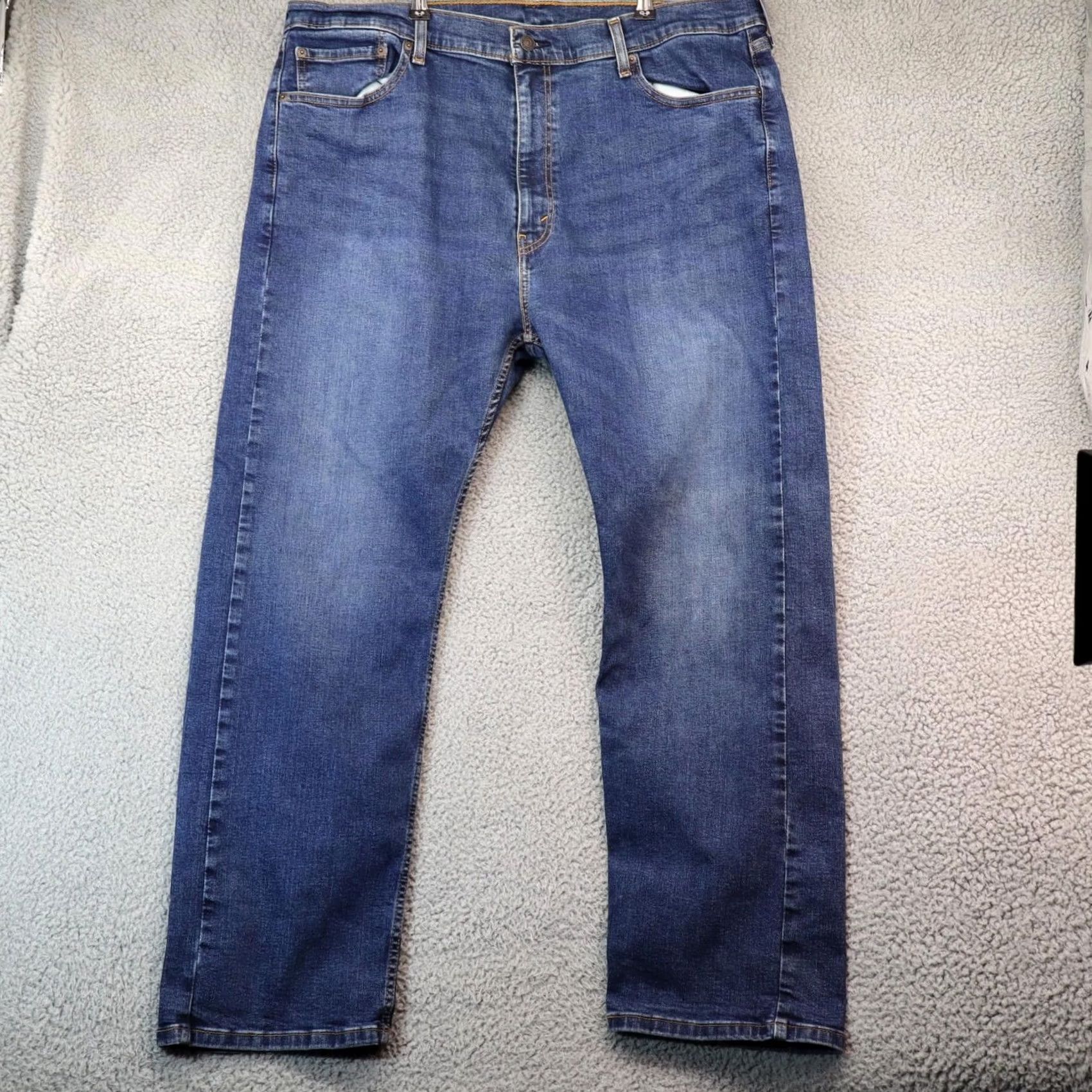 Levi's Levi's 506 Jeans Straight Regular Comfort 42x30 Men Blue Denim 5-Pocket Design Belt Zip Vintage No XL? Size US 42 / EU 58 - 3 Thumbnail