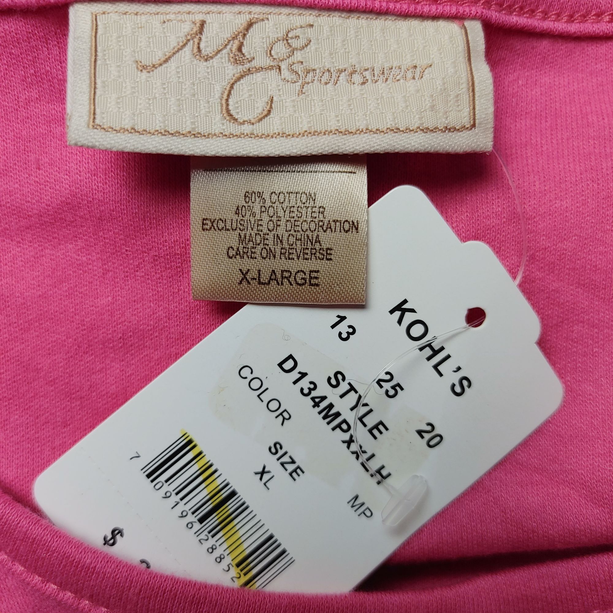 Other M & C Sportswear Women's Snowflake Embroidered Light Pink To Size XL / US 12-14 / IT 48-50 - 3 Thumbnail