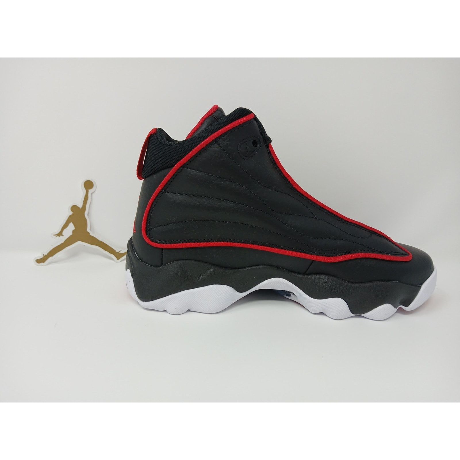 Jordan Brand Air Jordan Pro Strong Bred Black Sneakers, Size 5Y / 6.5W Size US 5 / EU 37 - 11 Thumbnail
