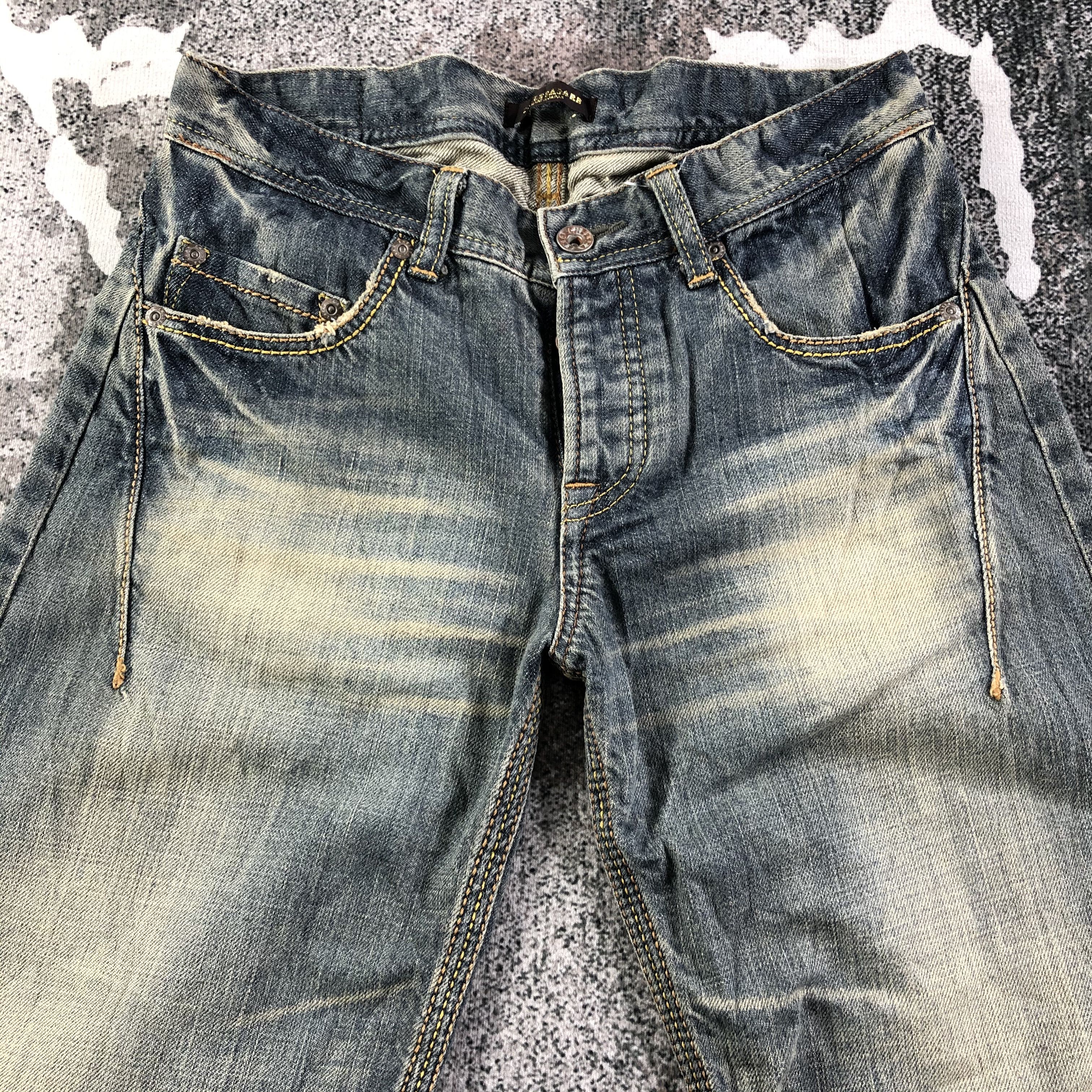 Chealseagarb Jeans Rusty Wash Zipper Pocket Denim KJ1829