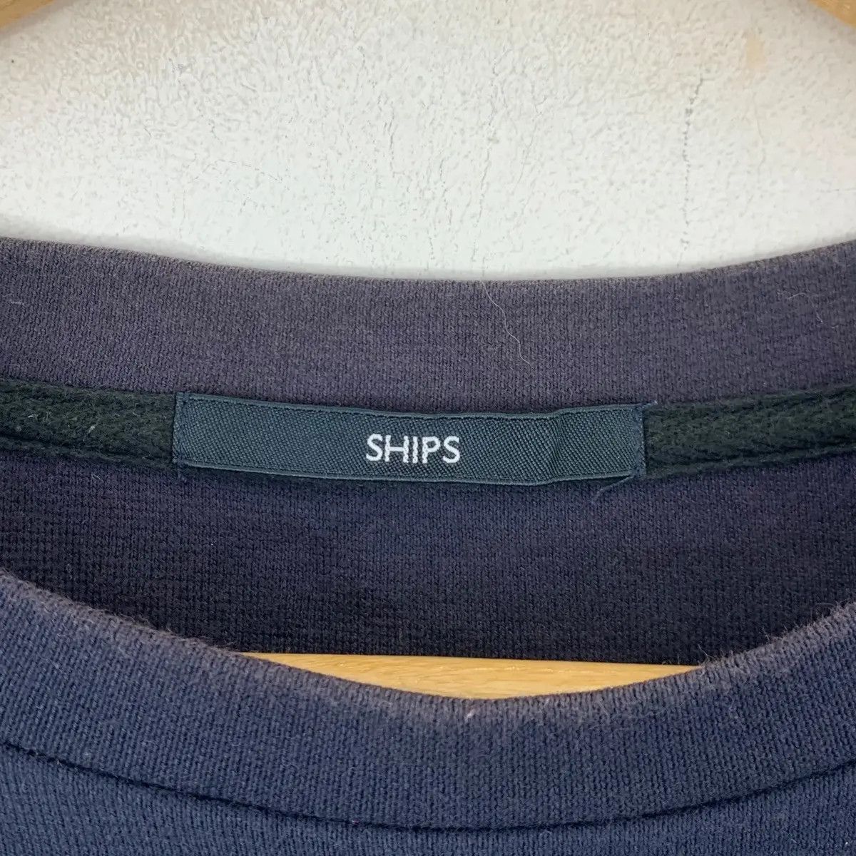 SHIPS Vintage SHIPS JAPAN Natural Pure Dye Cotton Tee Shirt Size US L / EU 52-54 / 3 - 5 Thumbnail