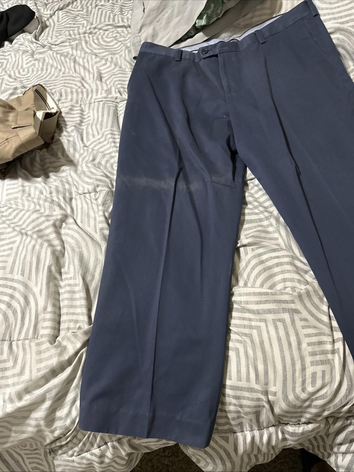 Kirkland Signature Kirkland Signature Dress Pants Navy Blue 40X29 Size US 40 / EU 56 - 5 Thumbnail