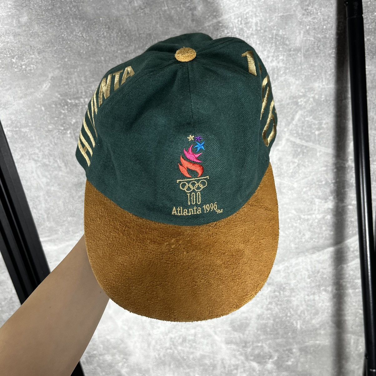 USA Olympics Vintage Atlanta 1996 Olympics Games Green Cap McDonalds Y2K Size ONE SIZE - 5 Thumbnail