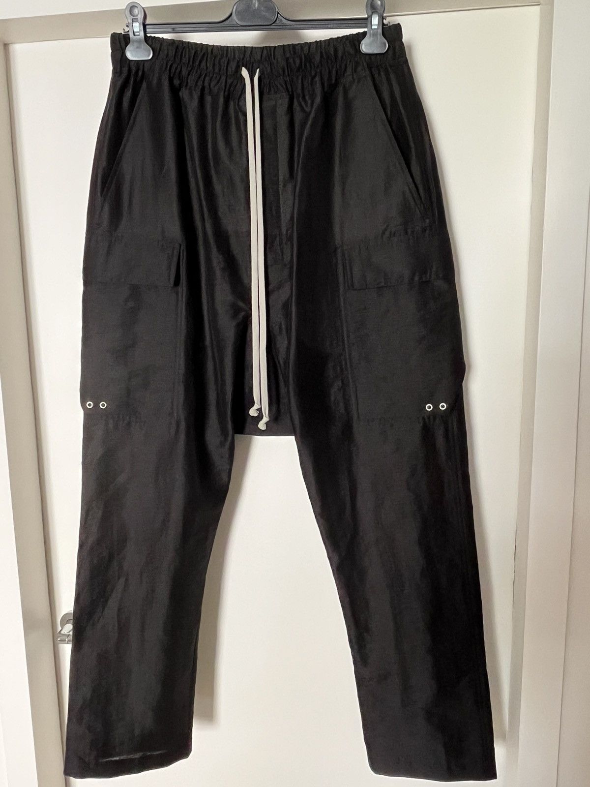 Rick Owens SS23 EDFU Slightly Shiny✨ Linen Cargo Pants Size US 34 / EU 50 - 1 Thumbnail