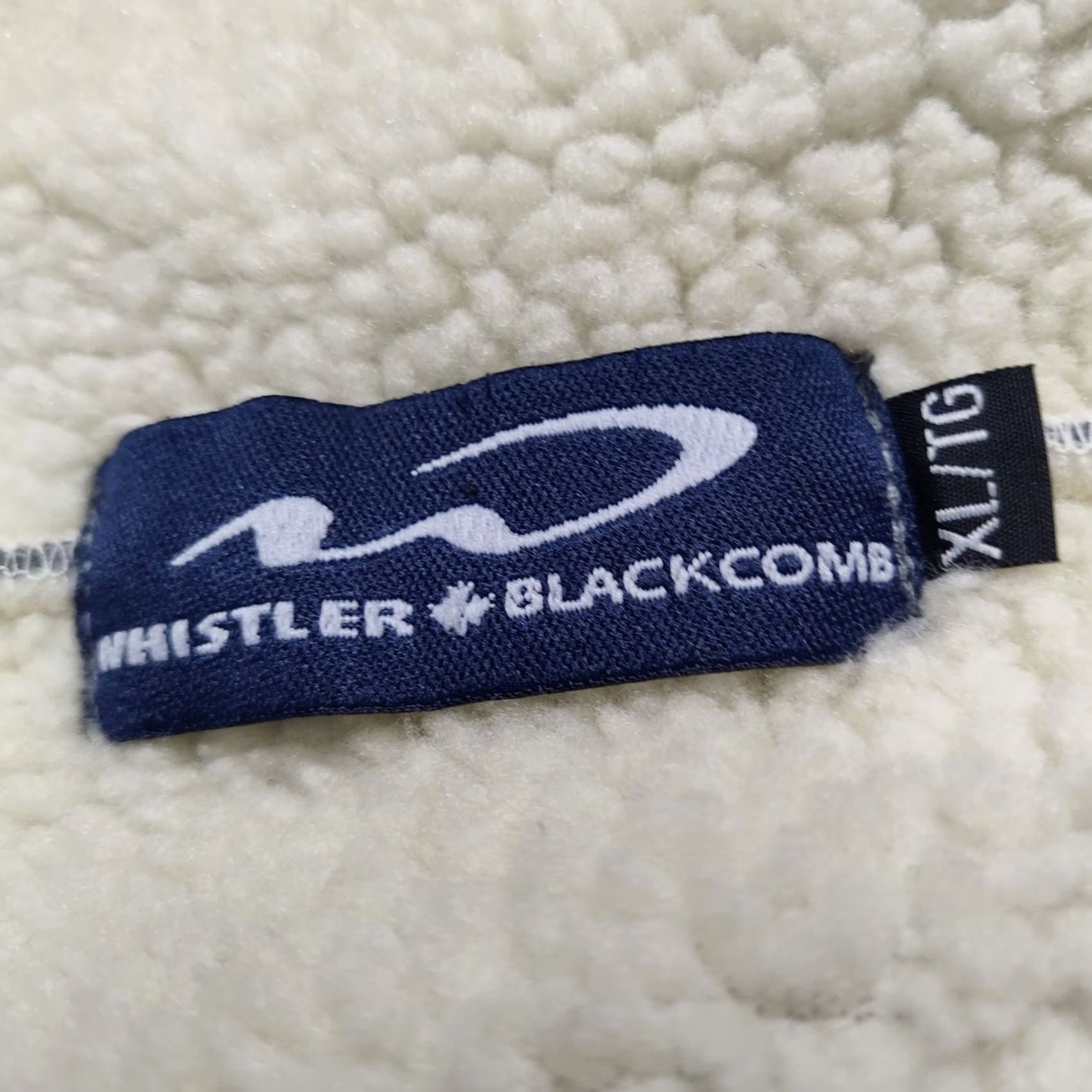 Whistles VINTAGE Whistler Blackcomb Women XL Gray Sherpa Lined Fleece Full Zip Jacket Canada Size XL / US 12-14 / IT 48-50 - 3 Thumbnail