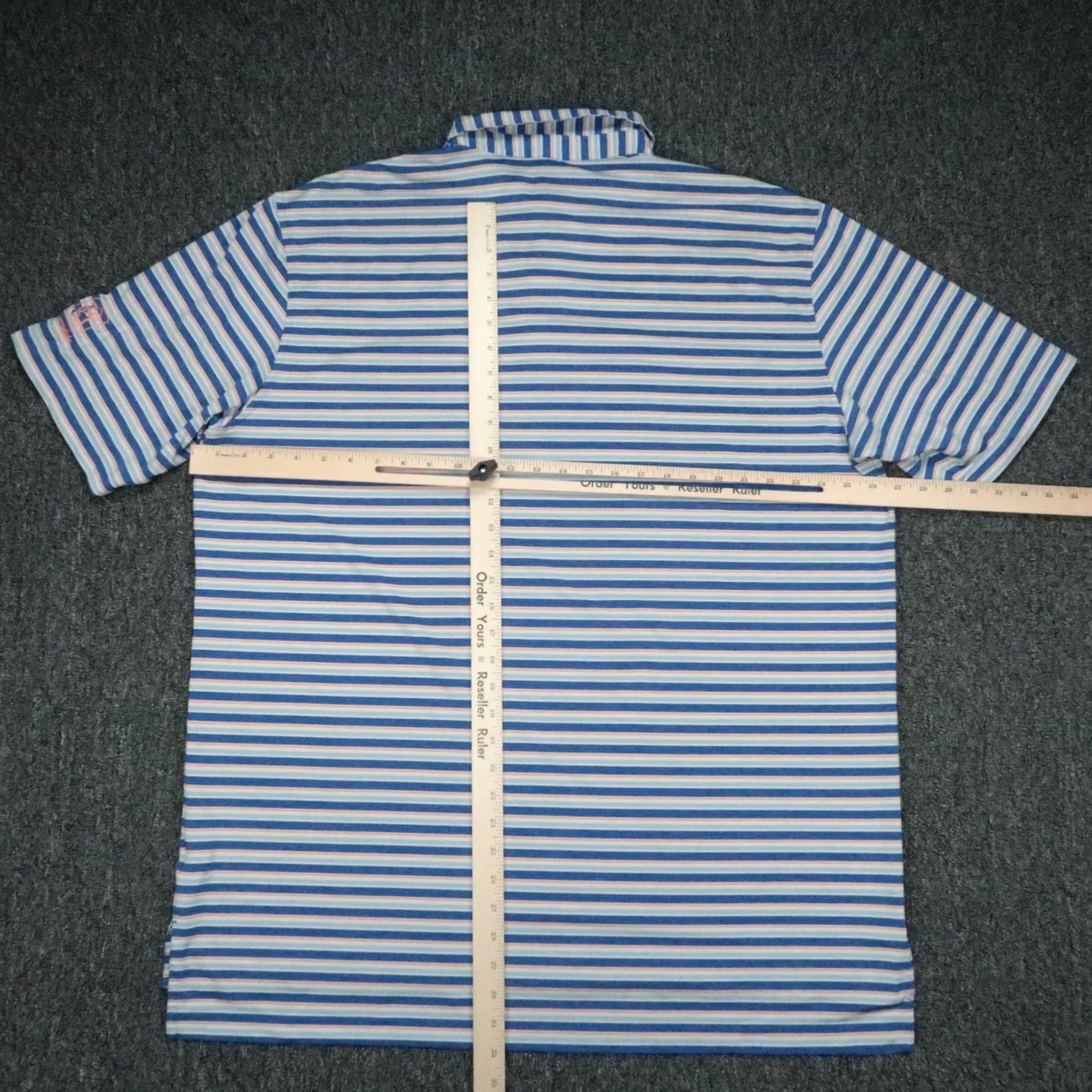 Peter Millar Peter Millar Polo Shirt Mens XXL Blue Performance TPC Scottsdale Size US XXL / EU 58 / 5 - 7 Thumbnail