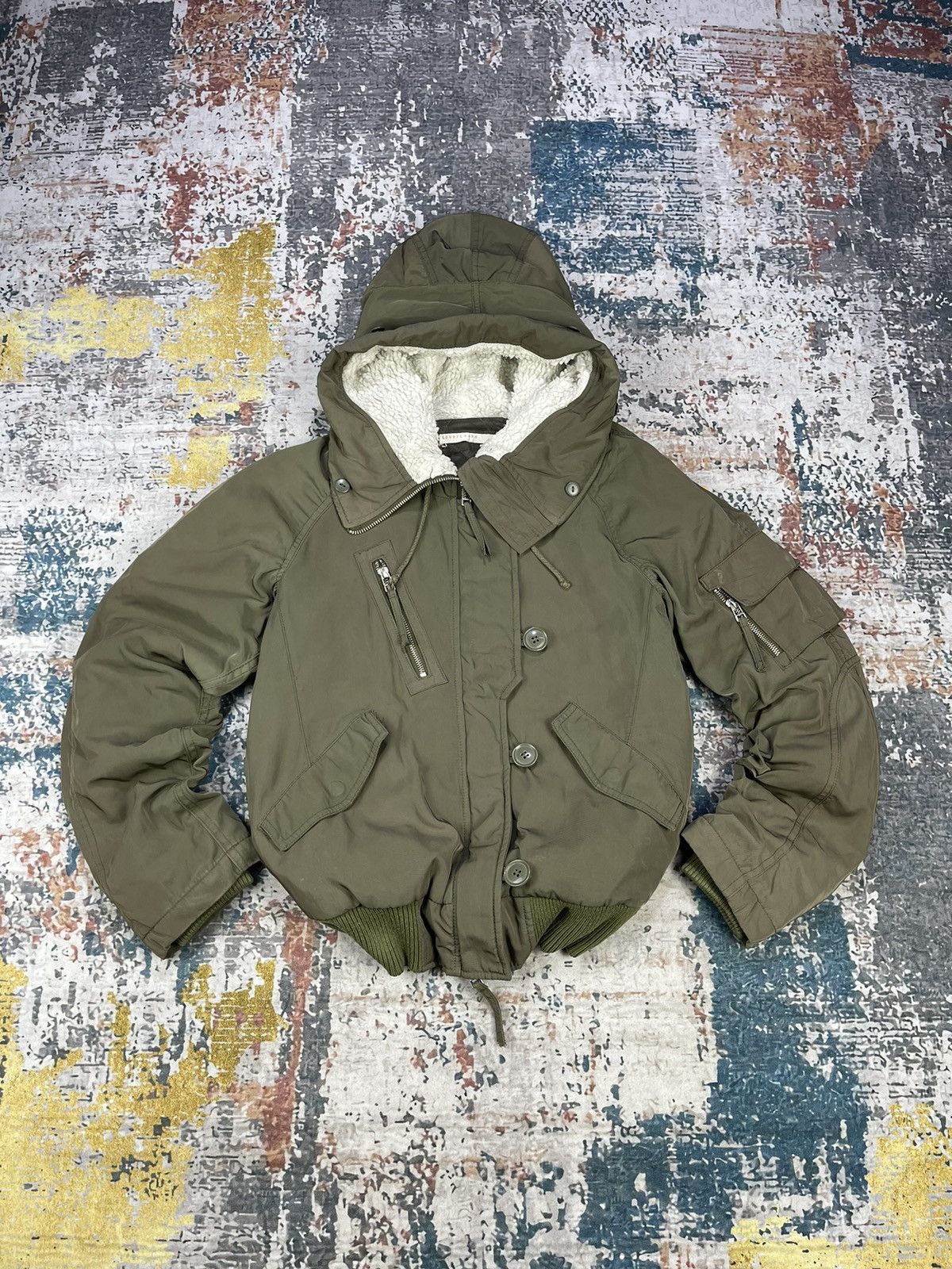 Japanese Brand Lowry Farm LGB Style N-2B Snorkel Bombers Size M / US 6-8 / IT 42-44 - 1 Thumbnail