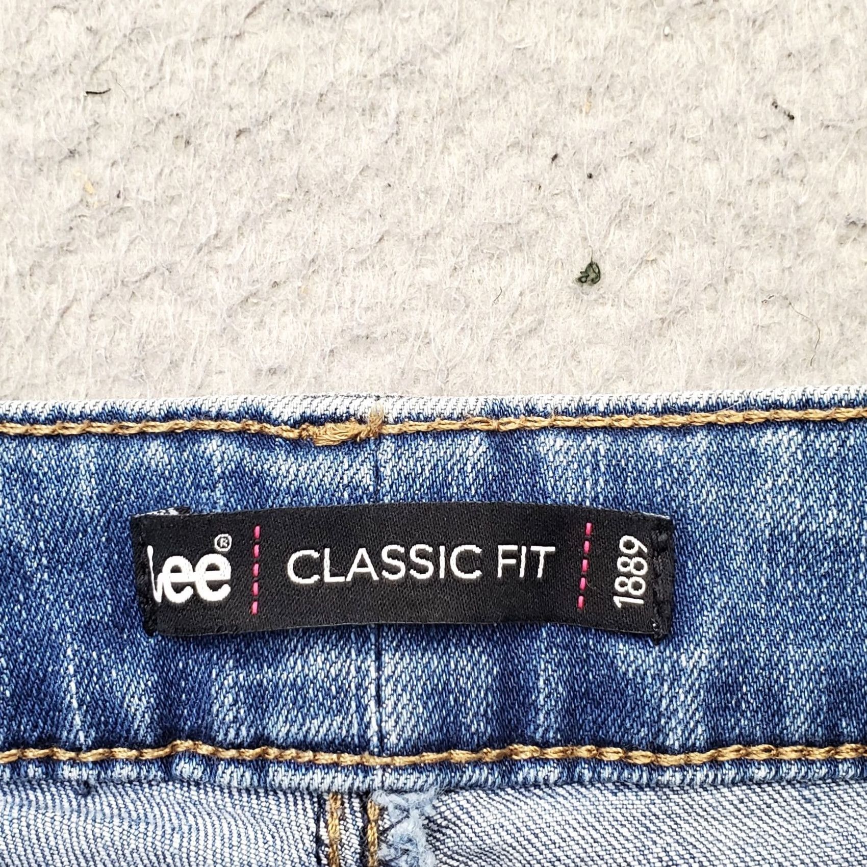 Lee Lee Jeans Womens 12 Jeans Blue Denim Stretch Classic Fit Boho Streetwear Straight Leg - Size 12 Womens Blue Denim Jeans Size 34" / US 12 / IT 48 - 7 Thumbnail