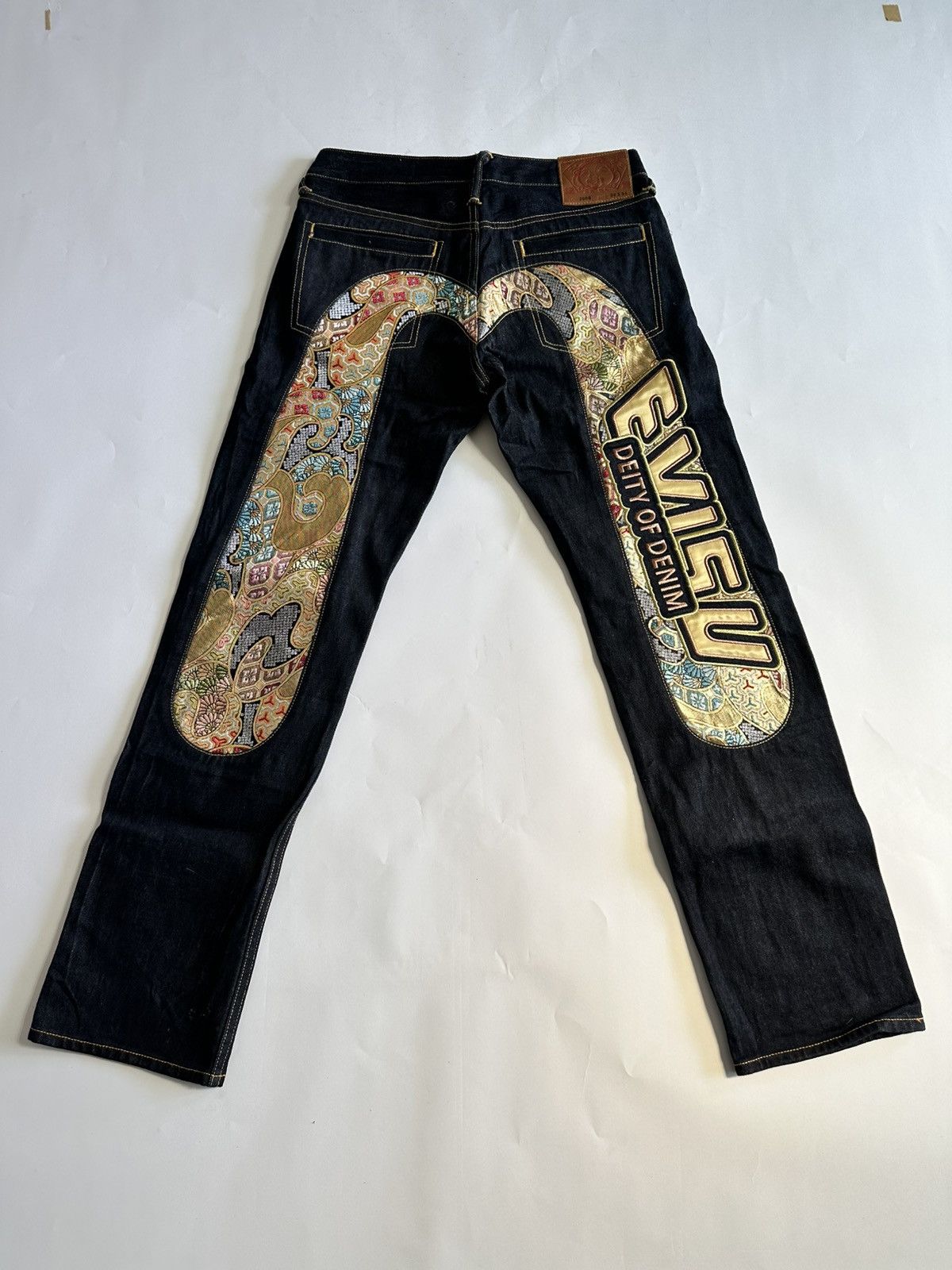 Evisu EVISU MULTICOLOR PAINTED DIACOCK JEAN SIZE 30X36 Size US 30 / EU 46 - 1 Thumbnail