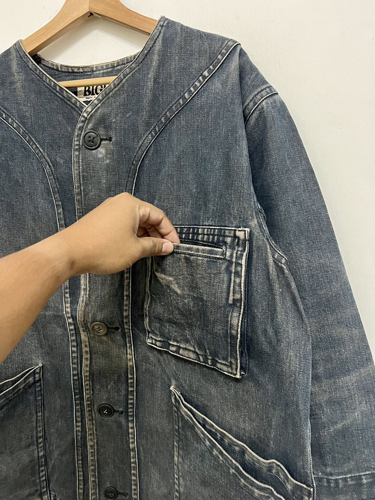 BIGI × Vintage × yoshie inaba VINTAGE 80s BIGI DENIM GOVERNOR JACKET Size US L / EU 52-54 / 3 - 7 Thumbnail
