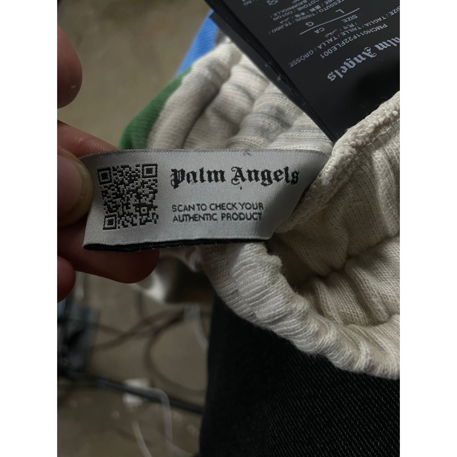 Palm Angels Palm Angels Paint Sweats Cream Used Large Size US 34 / EU 50 - 3 Thumbnail