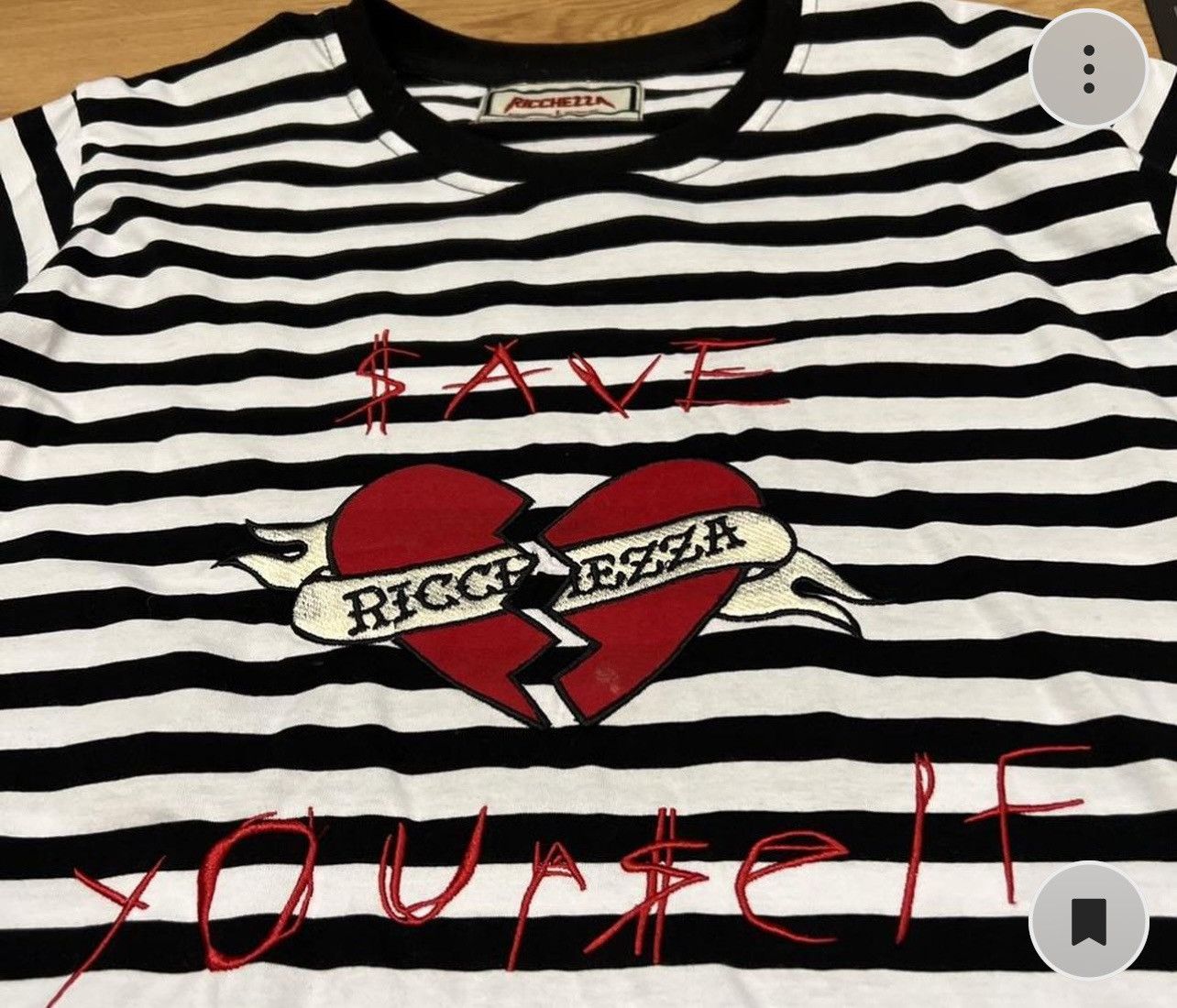 Designer Ricchezza Forever Save Yourself Longsleeve Size US L / EU 52-54 / 3 - 2 Thumbnail