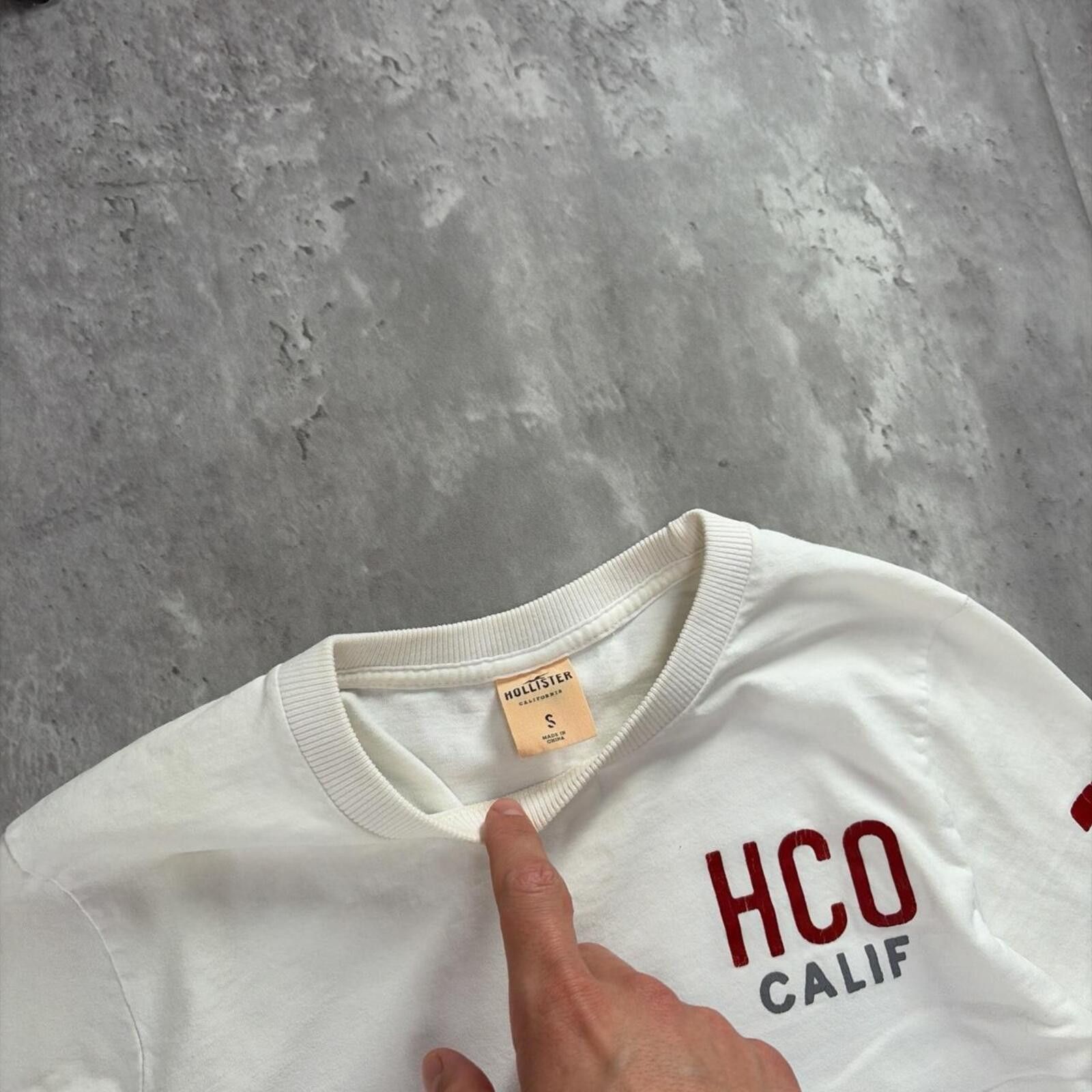 Other Y2K White Hollister Surf Grunge Distressed Long Sleeve Shirt Size US S / EU 44-46 / 1 - 5 Thumbnail