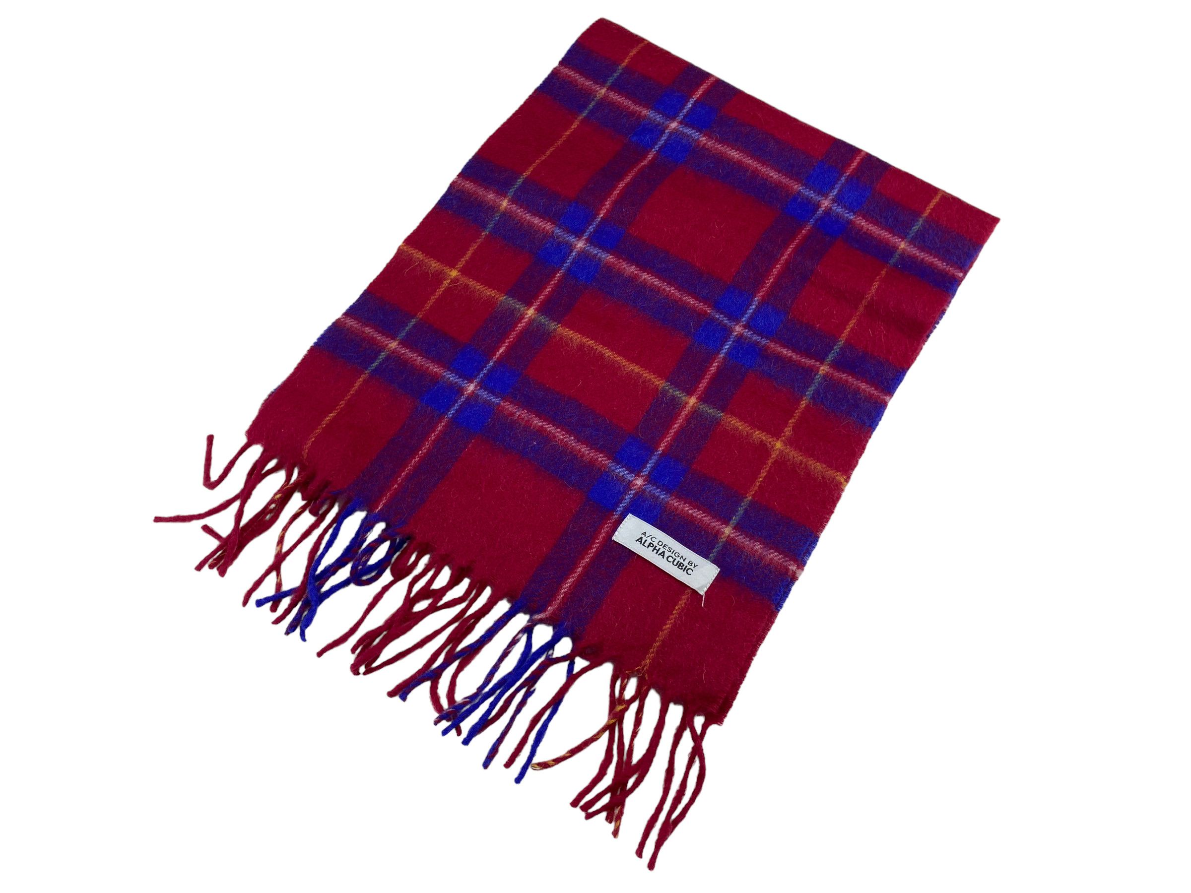 Vintage Alpha Cubic scarf Checkered Vintage Scarves Size ONE SIZE - 4 Thumbnail