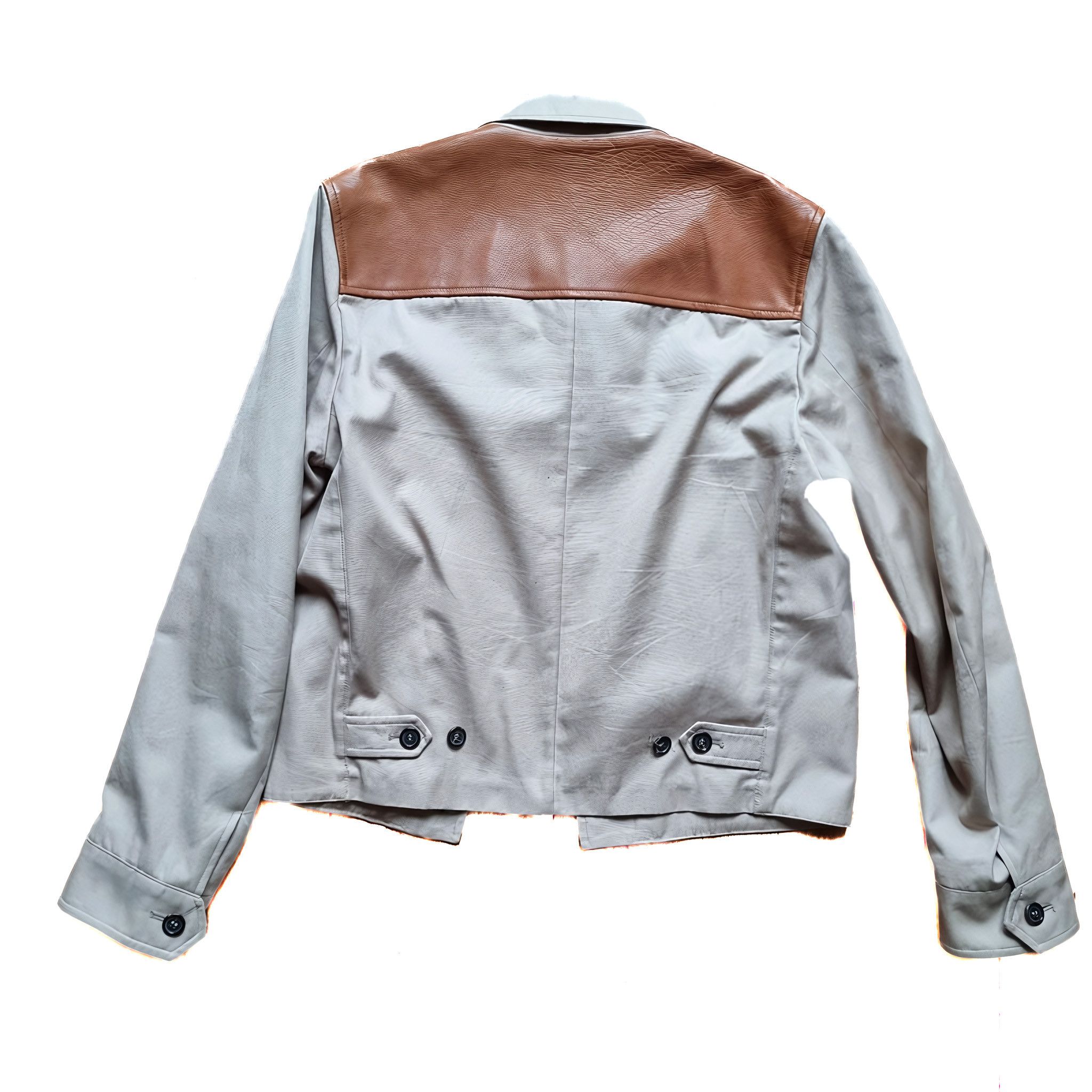 Prada LEATHER HARRINGTON JACKET | Grailed