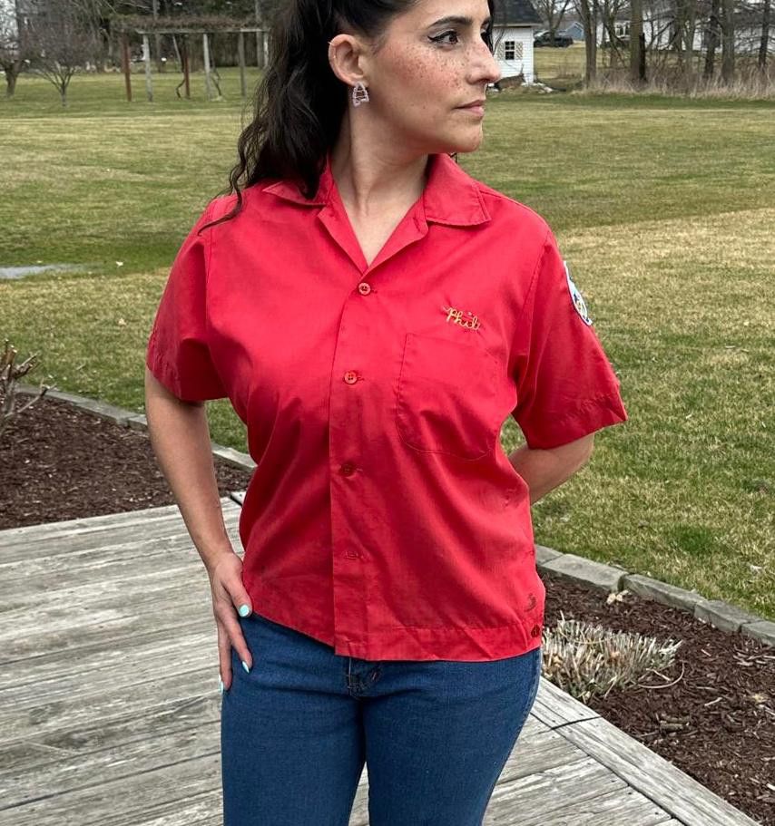 Other 70s King Louie Bowling Chain Stitched Logo Brandt's Shell Size US S / EU 44-46 / 1 - 2 Thumbnail
