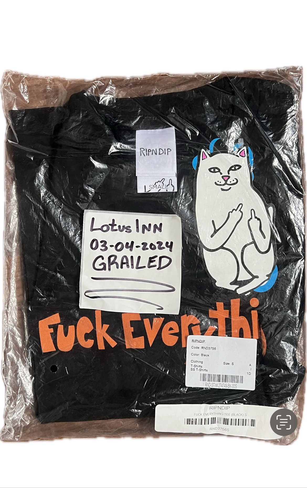 送料無料！RIPNDIP / Fuck Everything Tee Ripndip - Fuck Everything Tee (Black) – RIPNDIP