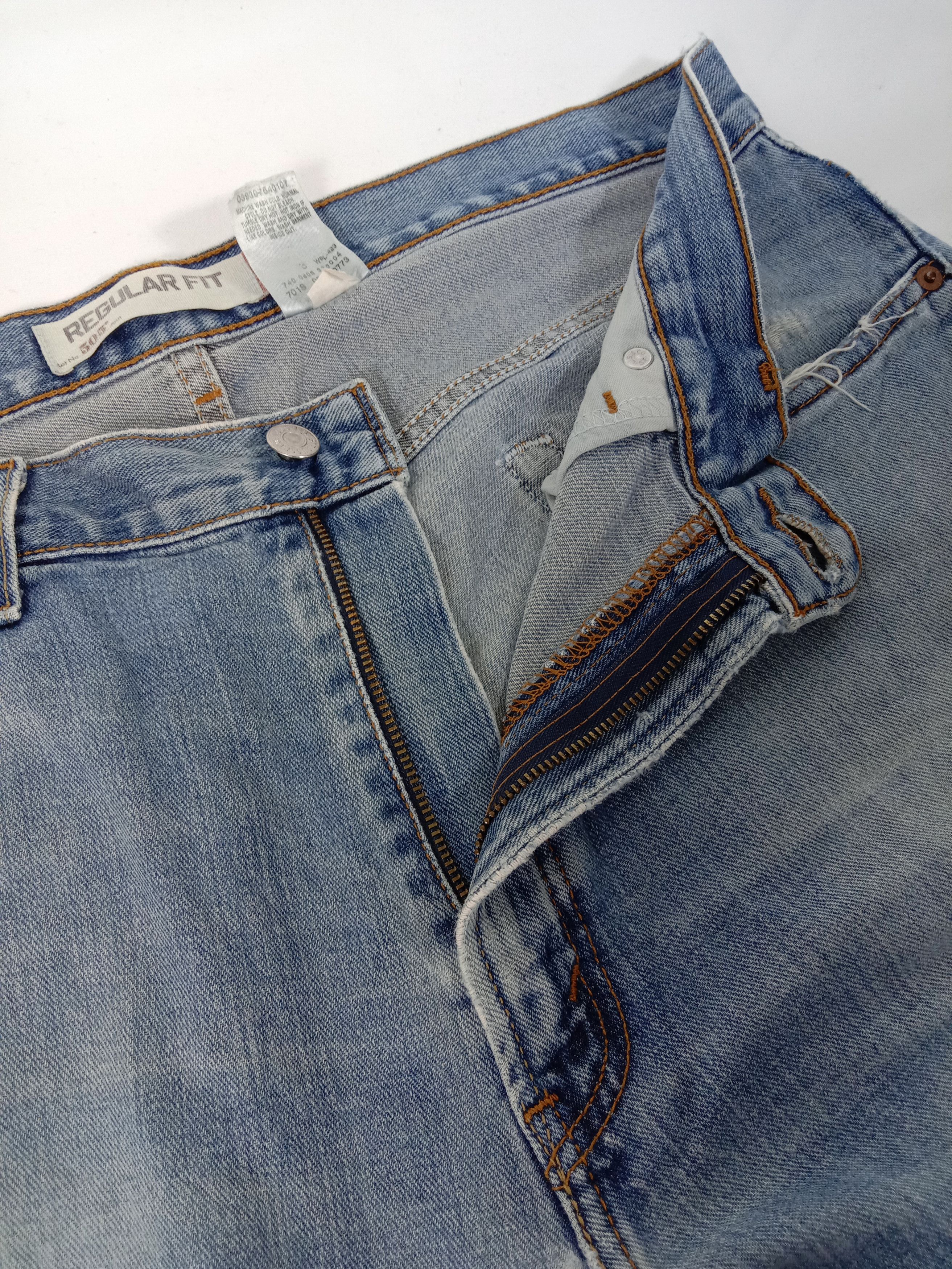 Levi's Vintage Levi's 505 Jeans Regular Fit Distressed Denim Size US 36 / EU 52 - 9 Thumbnail