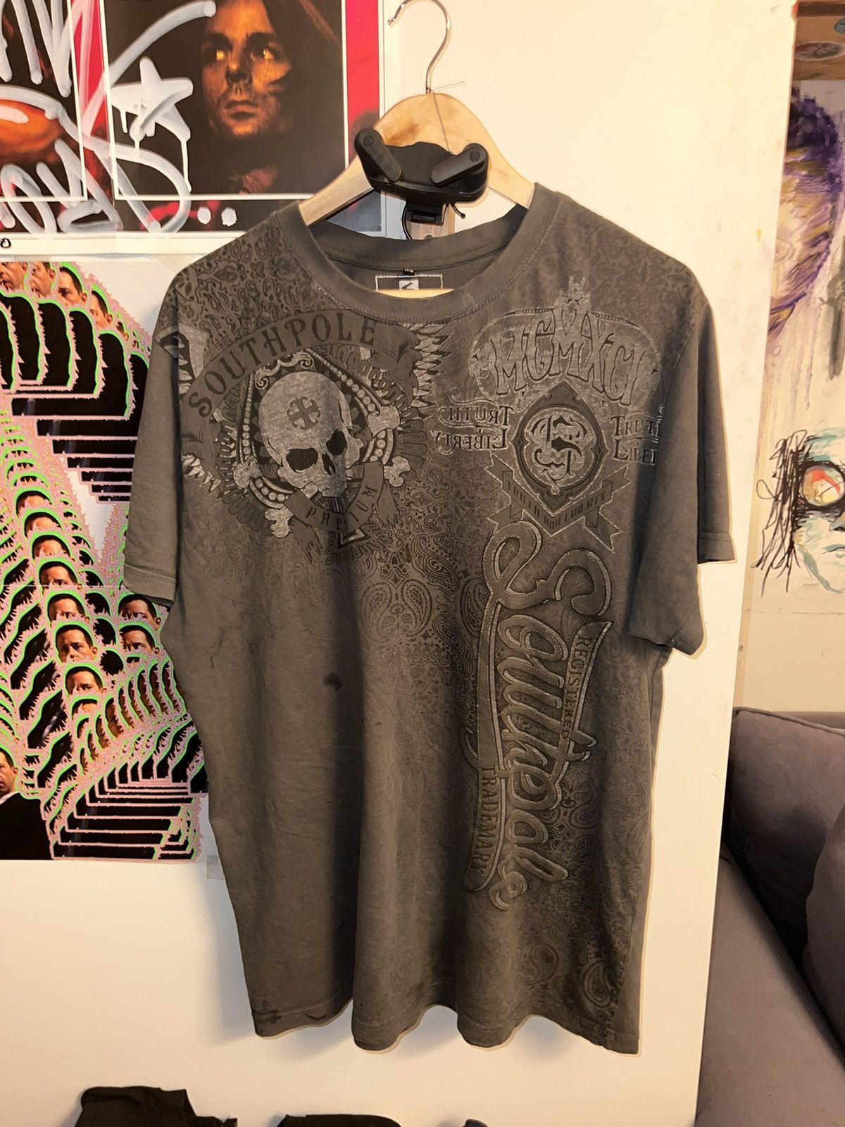 JNCO × Southpole Y2K Southpole aop Tee Size US XXL / EU 58 / 5 - 1 Thumbnail