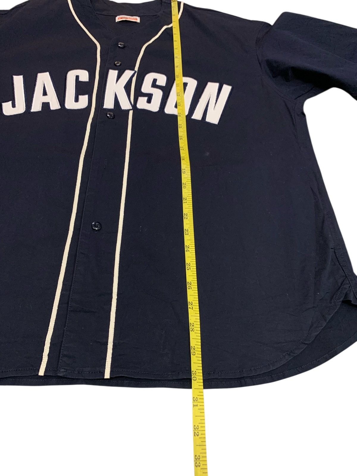 MLB Rare Jackson Baseball Button Ups T Shirt Size US L / EU 52-54 / 3 - 8 Thumbnail