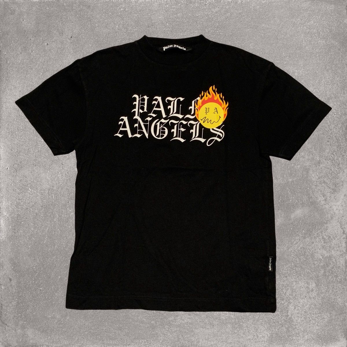Palm Angels Palm Angels Small Burning Head Logo Black Tee Size US S / EU 44-46 / 1 - 1 Thumbnail