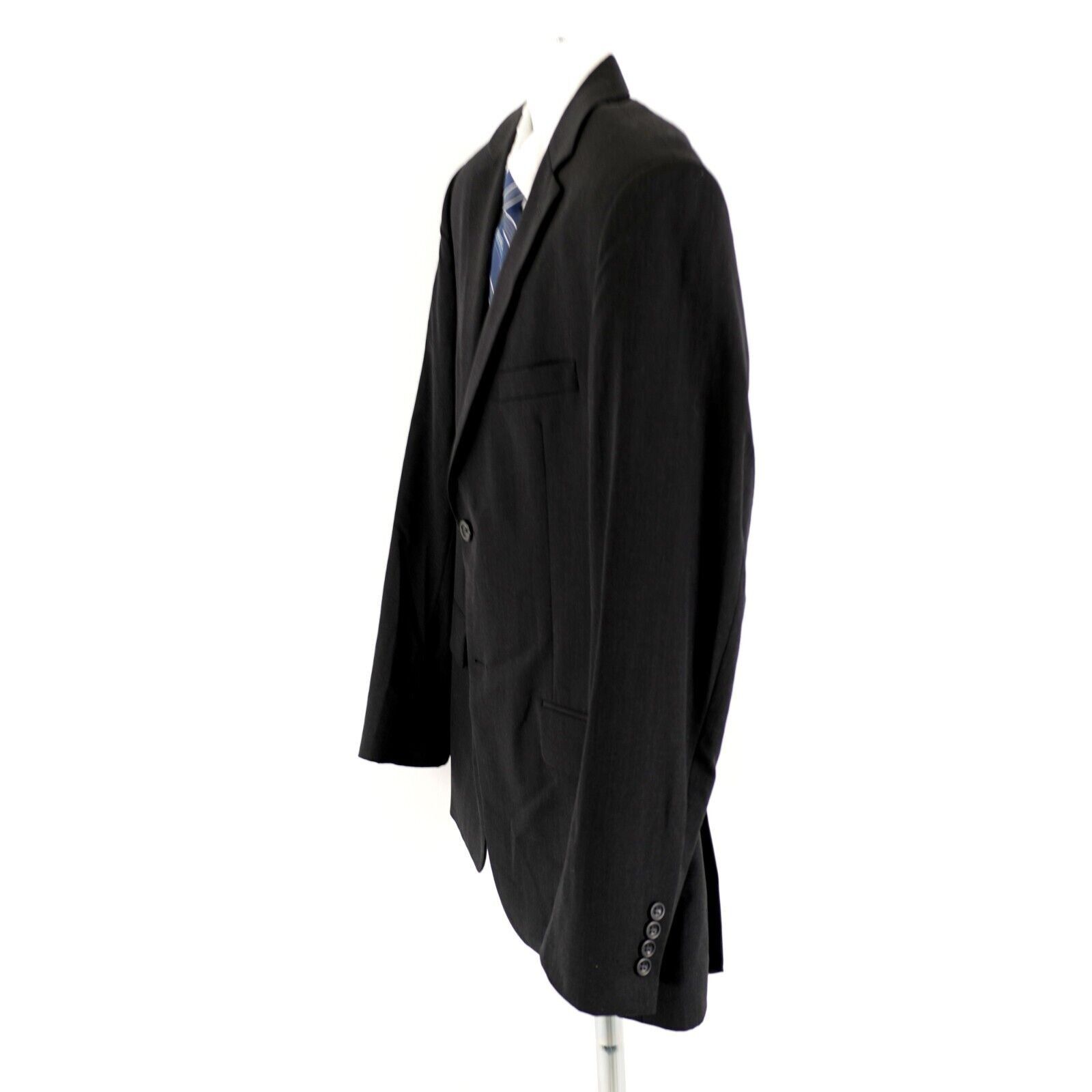 Pronto Uomo Pronto Uomo Wool Black 2 Button Blazer 40L Or Slim 42L Size 40L - 5 Thumbnail