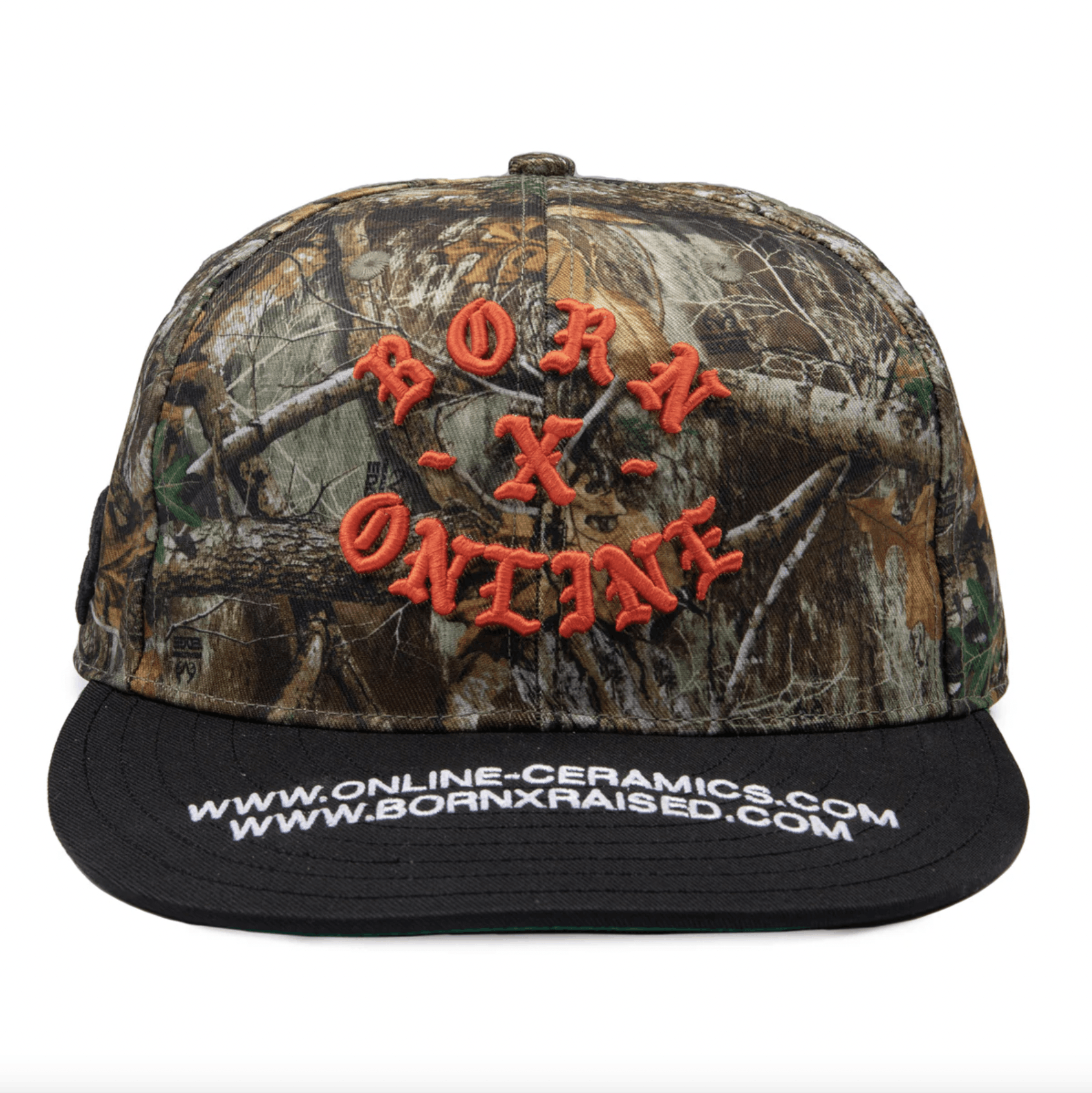 Born X Raised × Online Ceramics Born Online Fitted Camo Hat Sz 7 