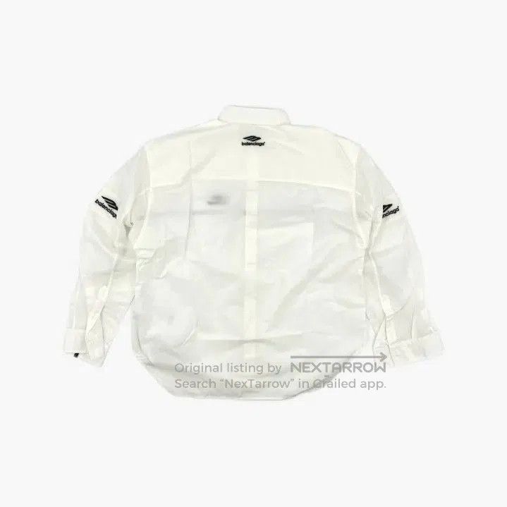 Balenciaga Balenciaga White Oversized Sports Icon Shirt. Size US L / EU 52-54 / 3 - 1 Thumbnail