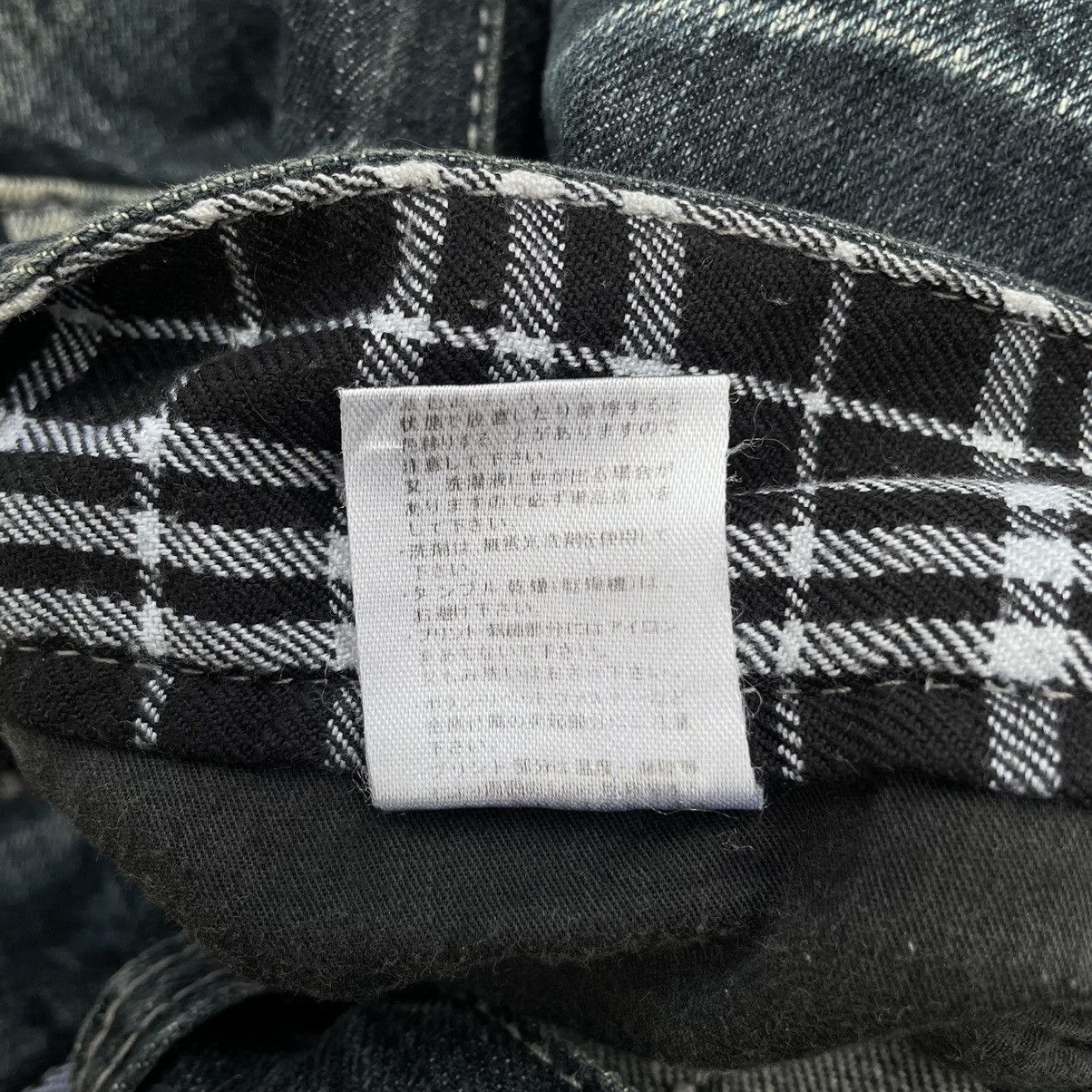 If Six Was Nine × Japanese Brand × Le Grande Bleu (L.G.B.) 🇯🇵 VINTAGE WILD LIFE POEM PUNK WASHED DENIM PANTS Size US 32 / EU 48 - 14 Thumbnail