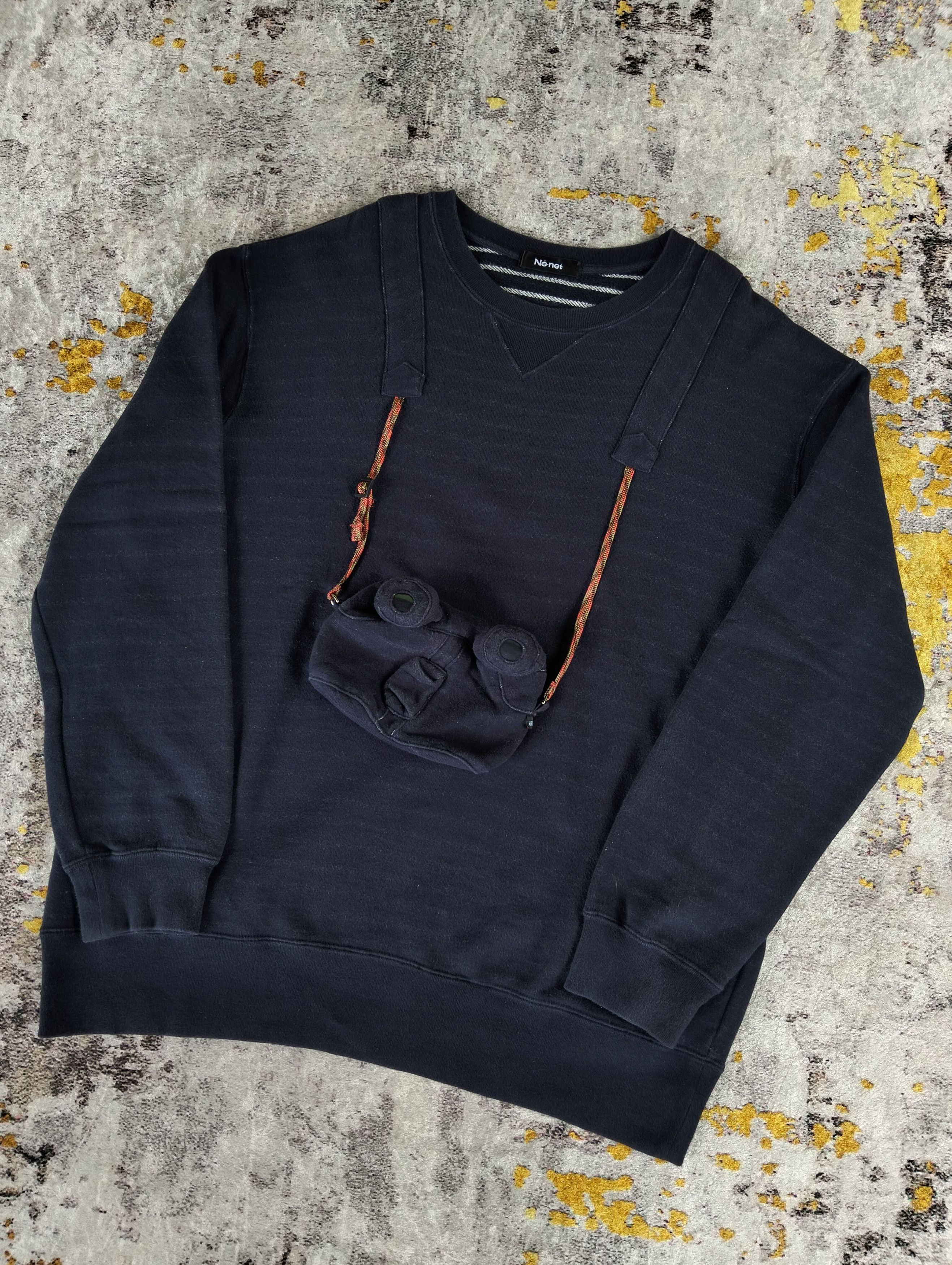 Ne-Net Ne-Net by Issey Miyake 3D Camera Crewneck Sweatshirts Size US L / EU 52-54 / 3 - 2 Thumbnail