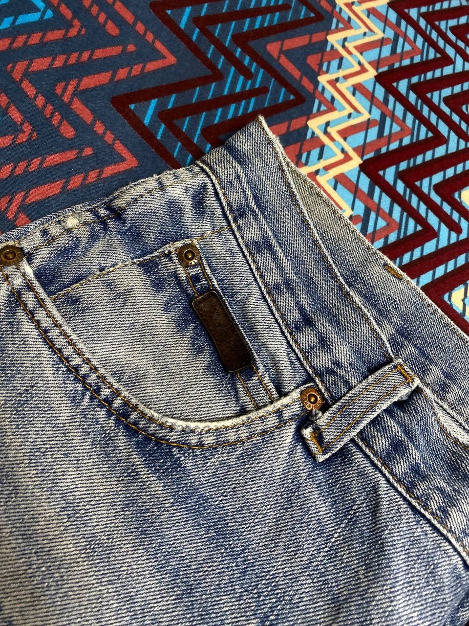 Vintage × Wrangler VINTAGE 90 WRANGLER MUDDY WASH STYLE DENIM Size US 34 / EU 50 - 7 Thumbnail